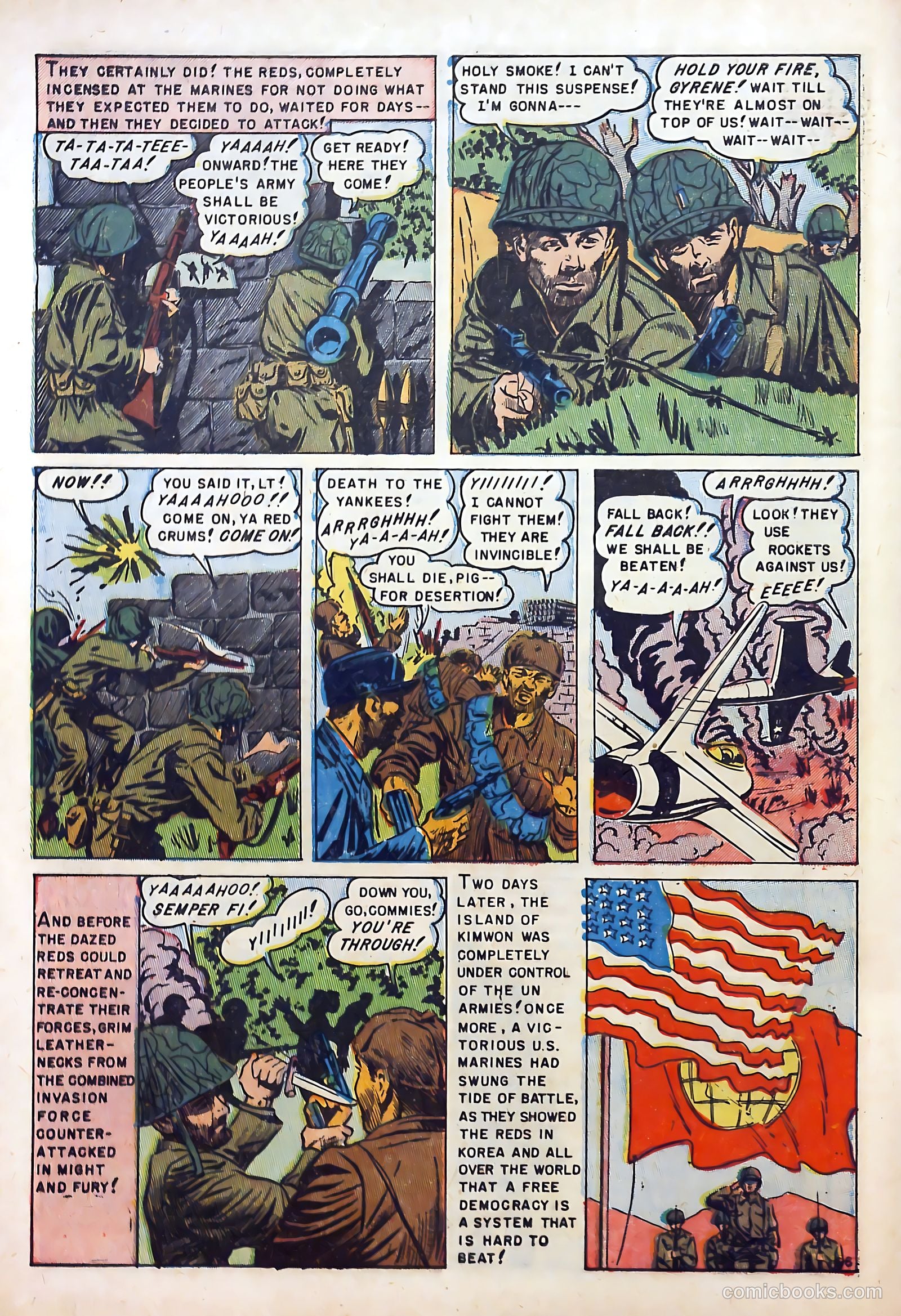 U.S. Marines in Action #1 — page 8 of 36