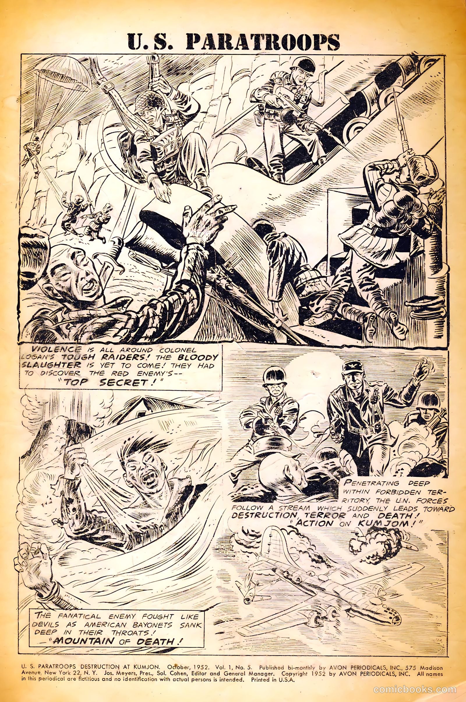 U.S. Paratroops #5 — page 2 of 36