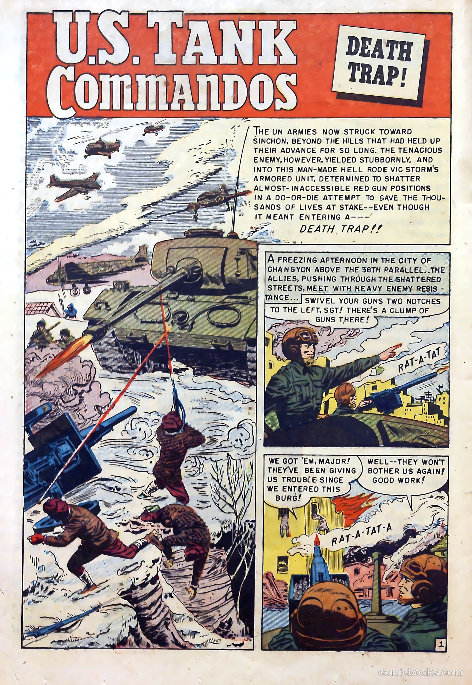 U.S. Tank Commandos #1 — page 20 of 36