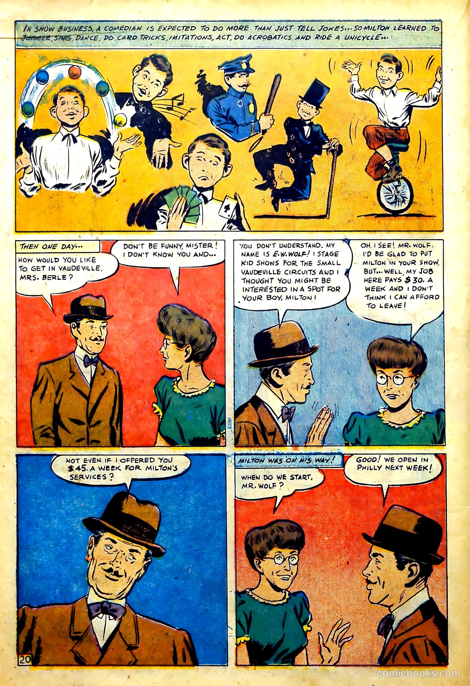 Uncle Milty #1 — page 20 of 52