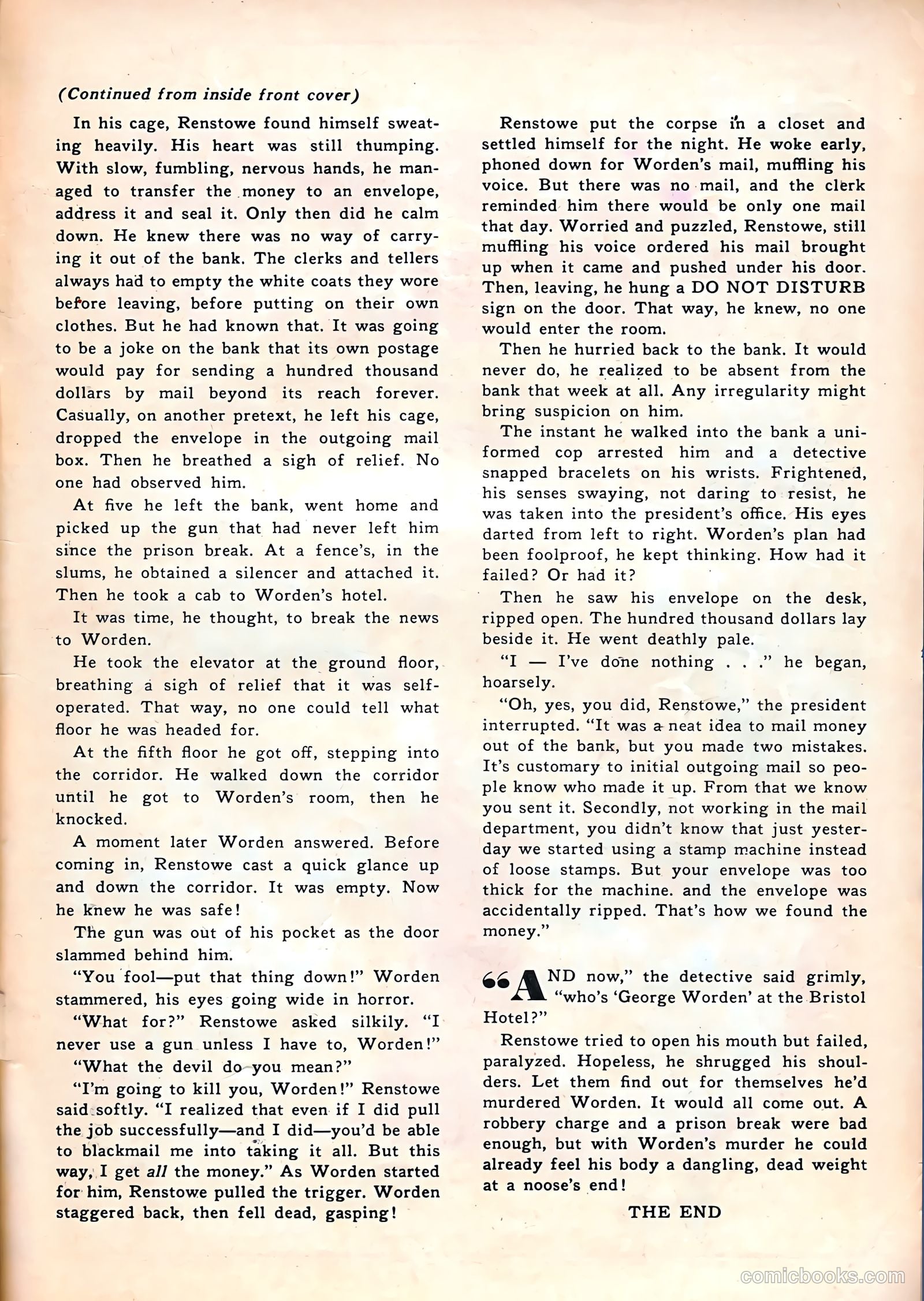 Underworld Crime #5 — page 35 of 36