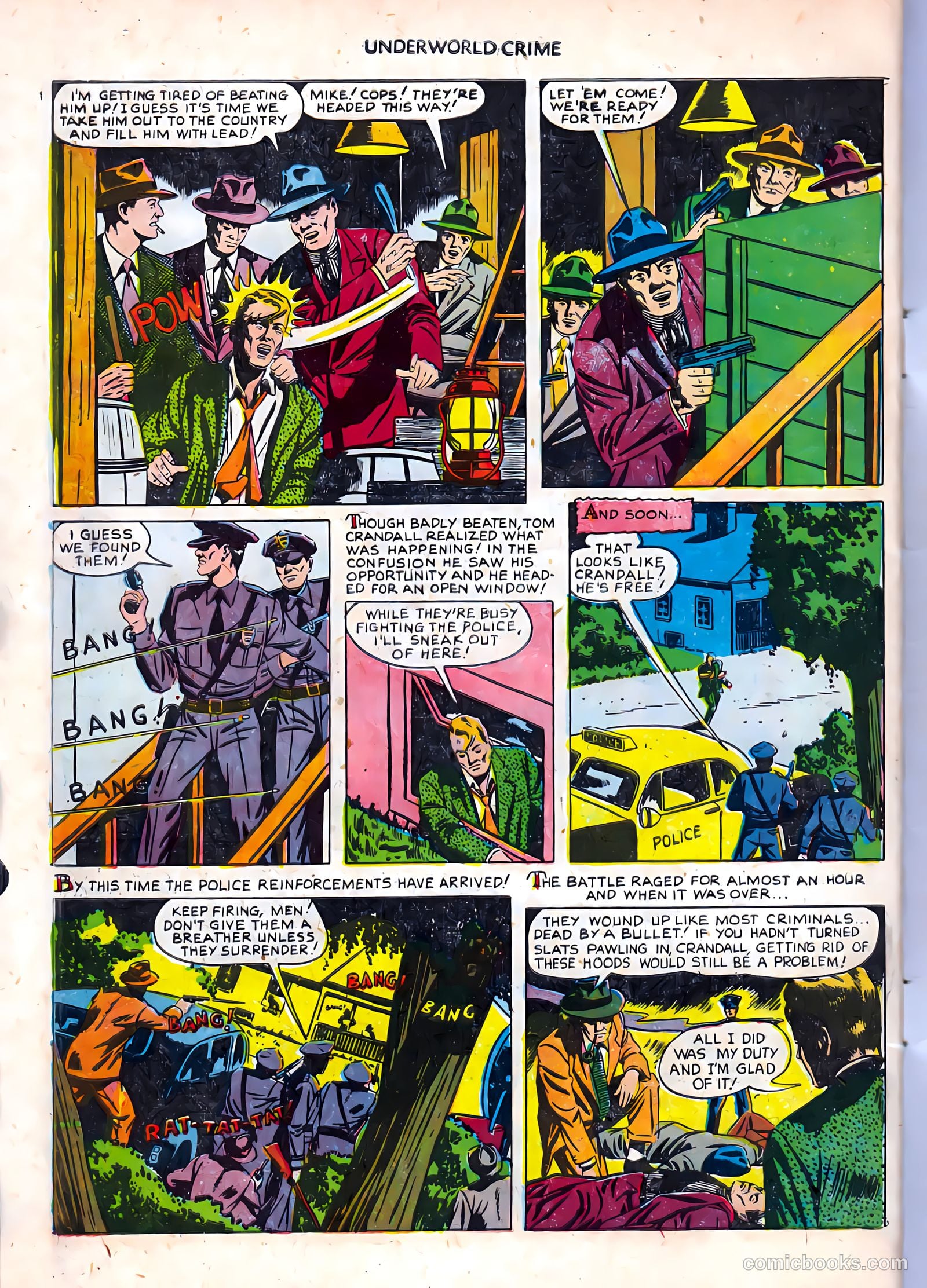 Underworld Crime #6 — page 34 of 36