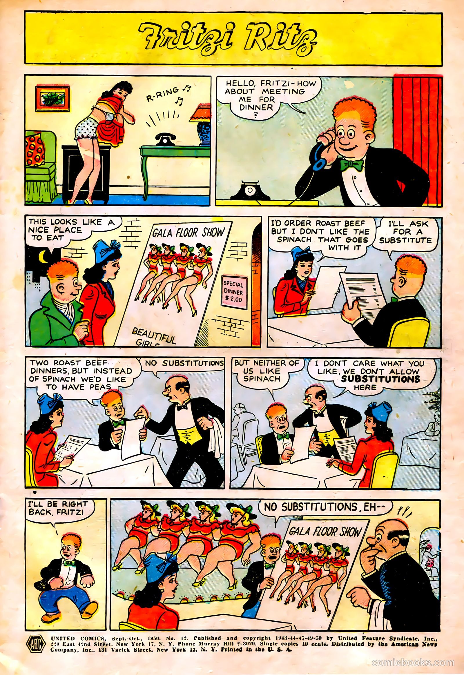 United Comics #12 — page 3 of 36