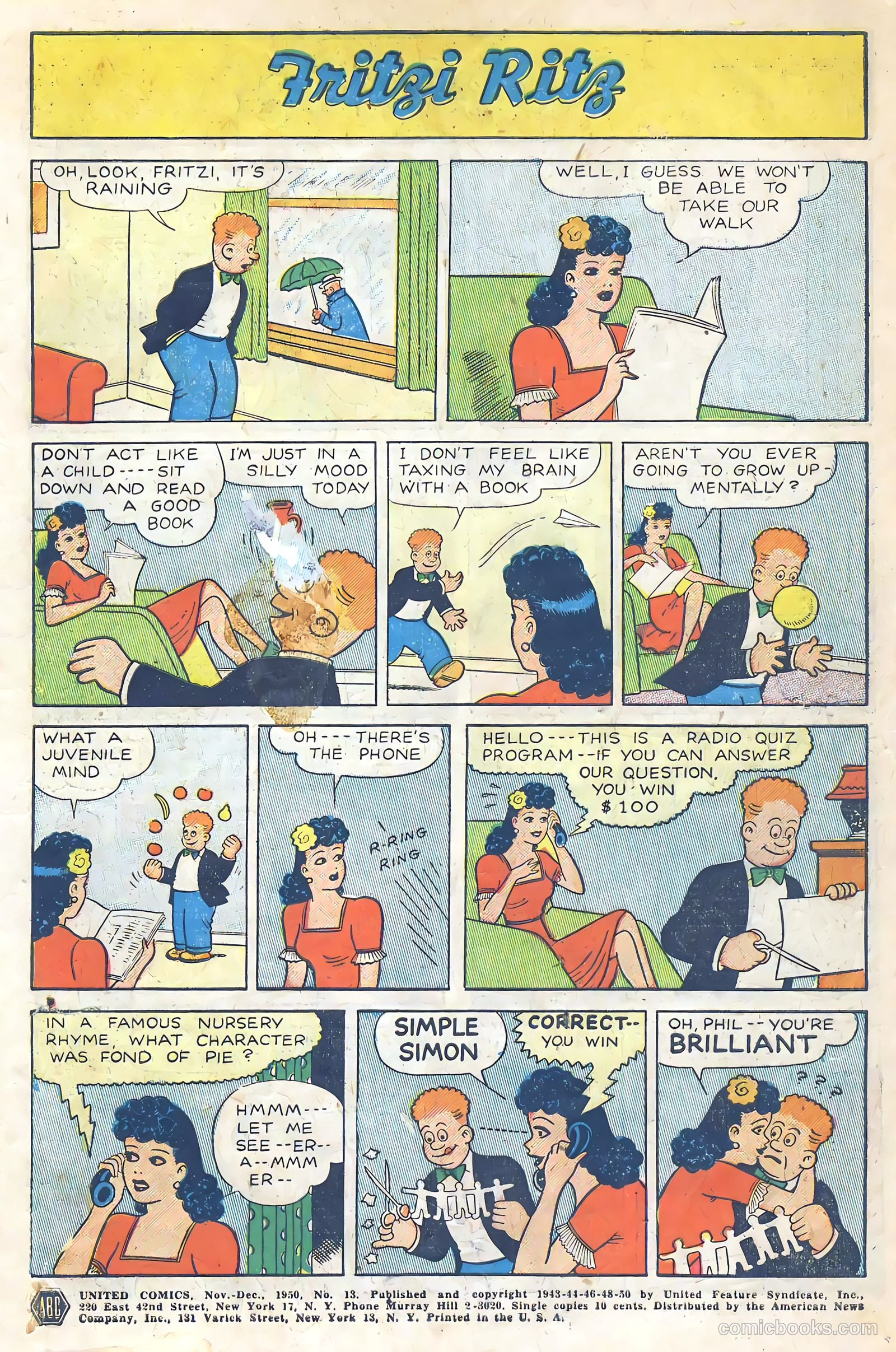 United Comics #13 — page 3 of 36