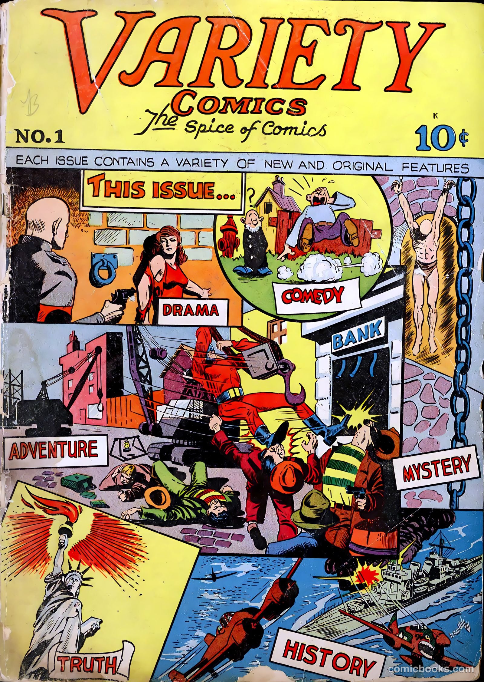 Variety Comics #1 — page 1 of 52