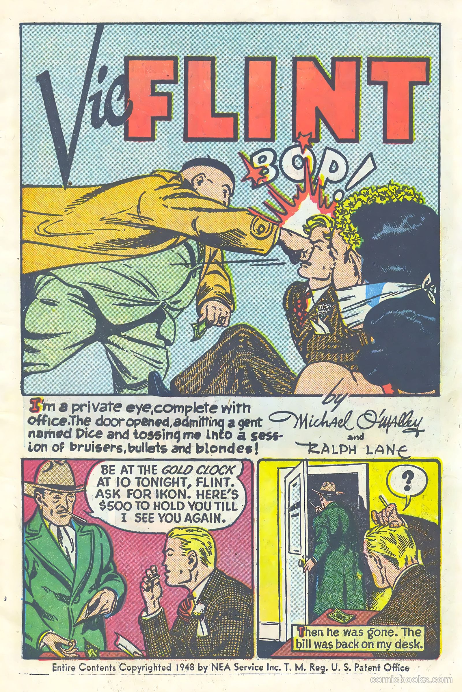 Vic Flint #1 — page 3 of 36