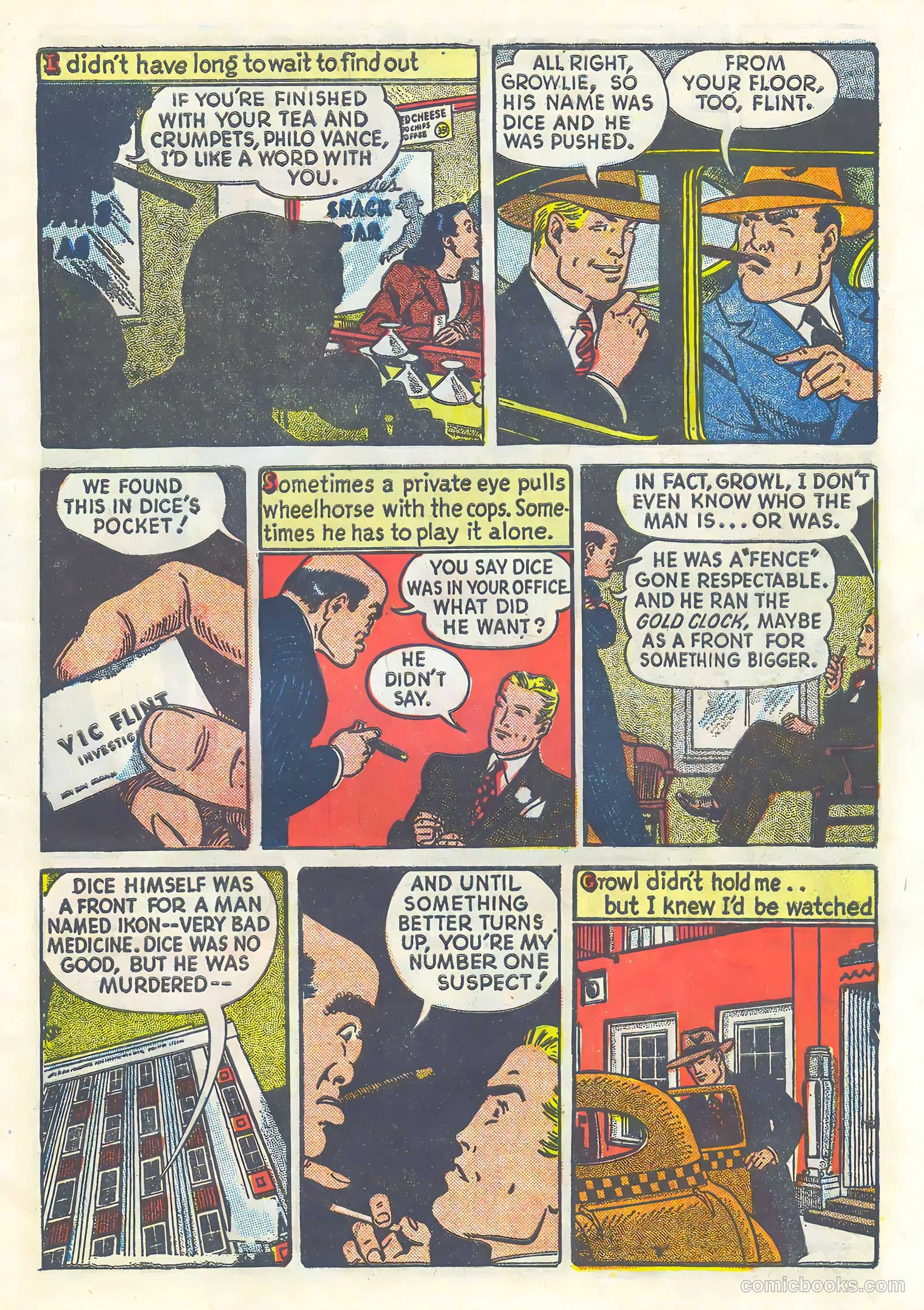 Vic Flint #1 — page 5 of 36
