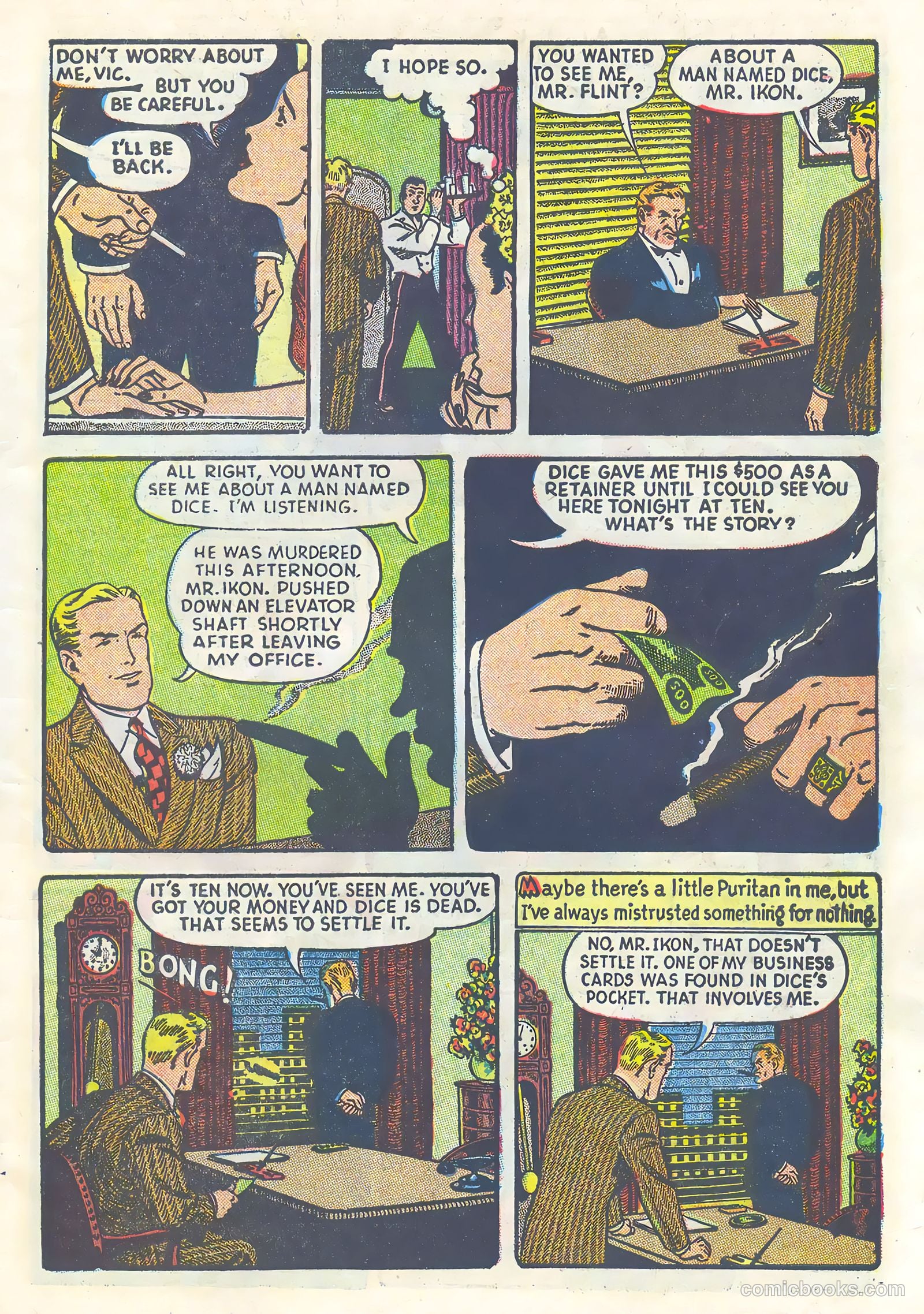 Vic Flint #1 — page 7 of 36
