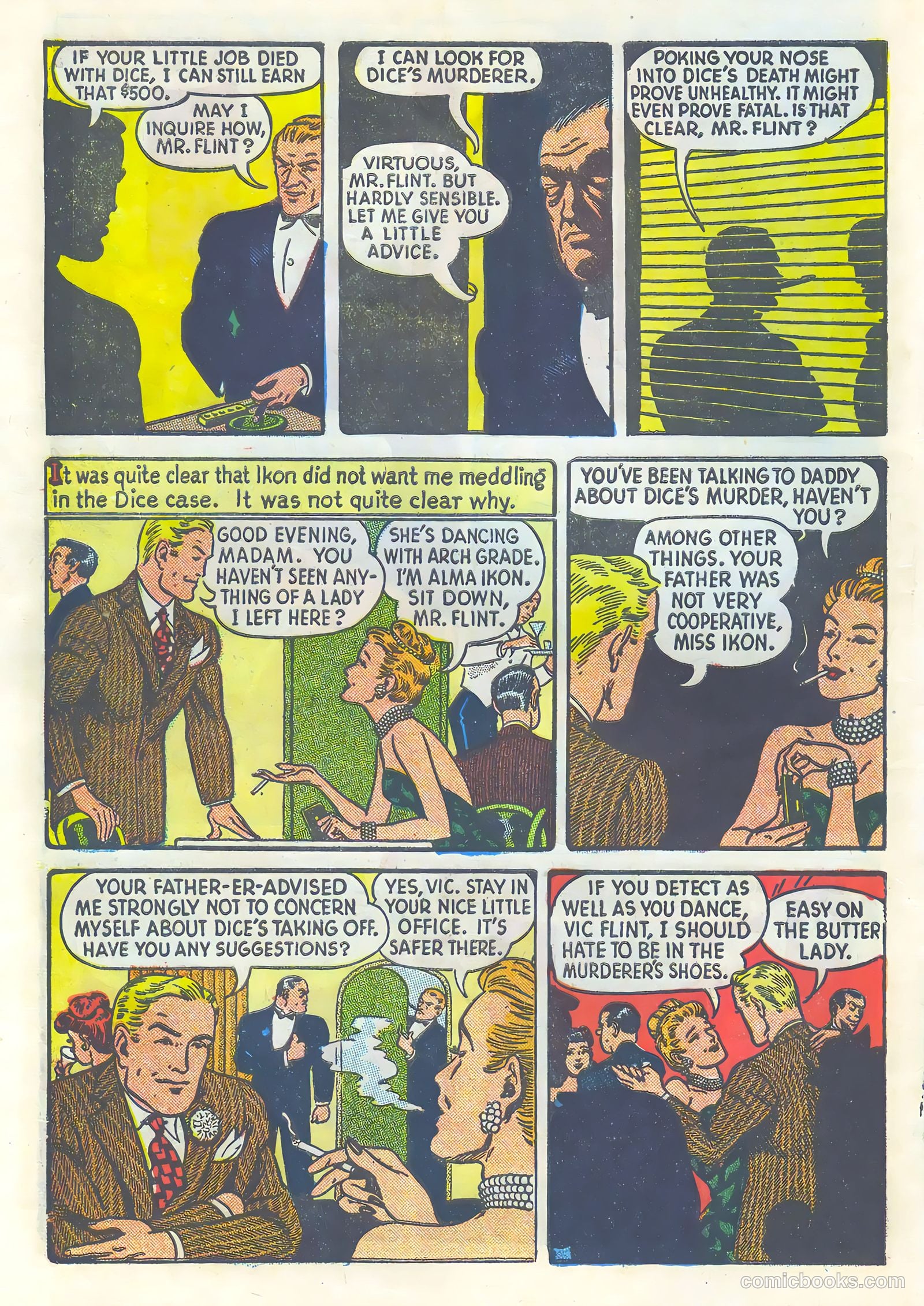 Vic Flint #1 — page 8 of 36