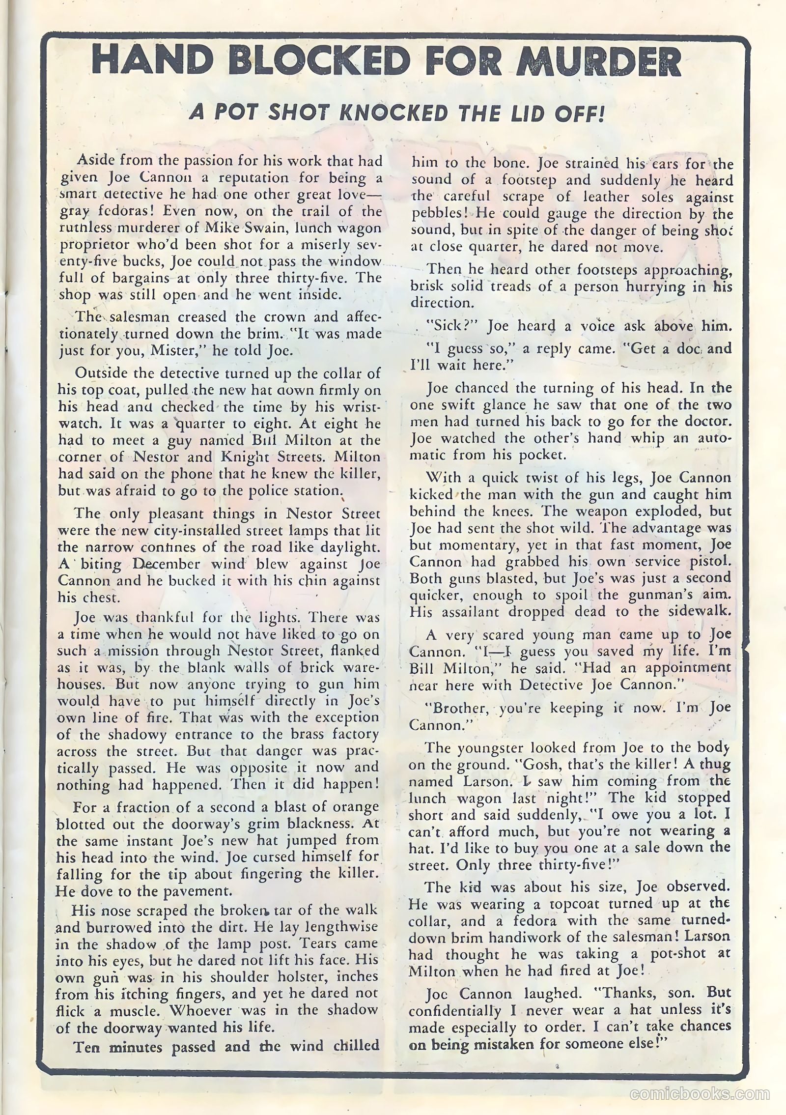 Vic Flint #1 — page 27 of 36