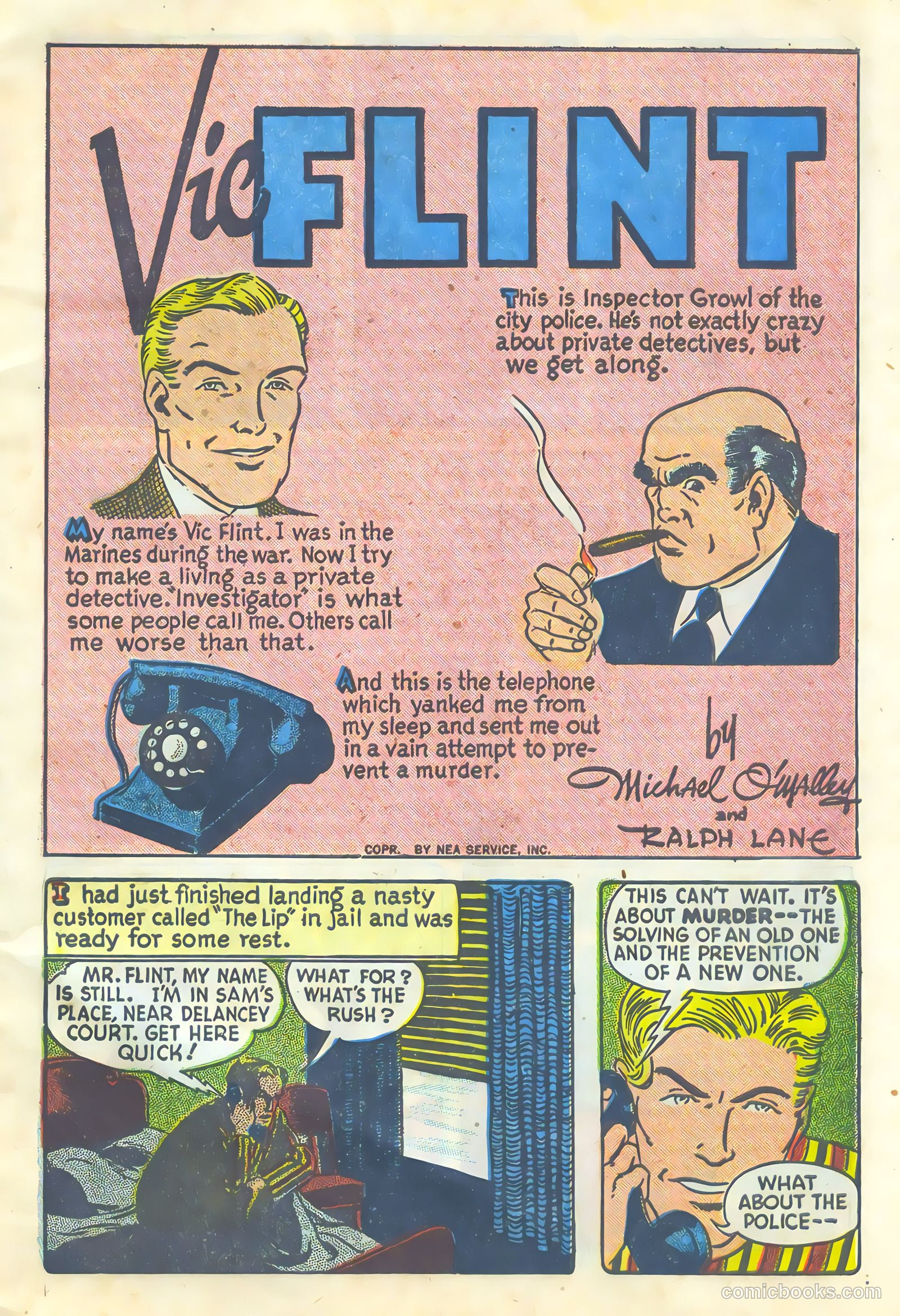 Vic Flint #2 — page 3 of 36