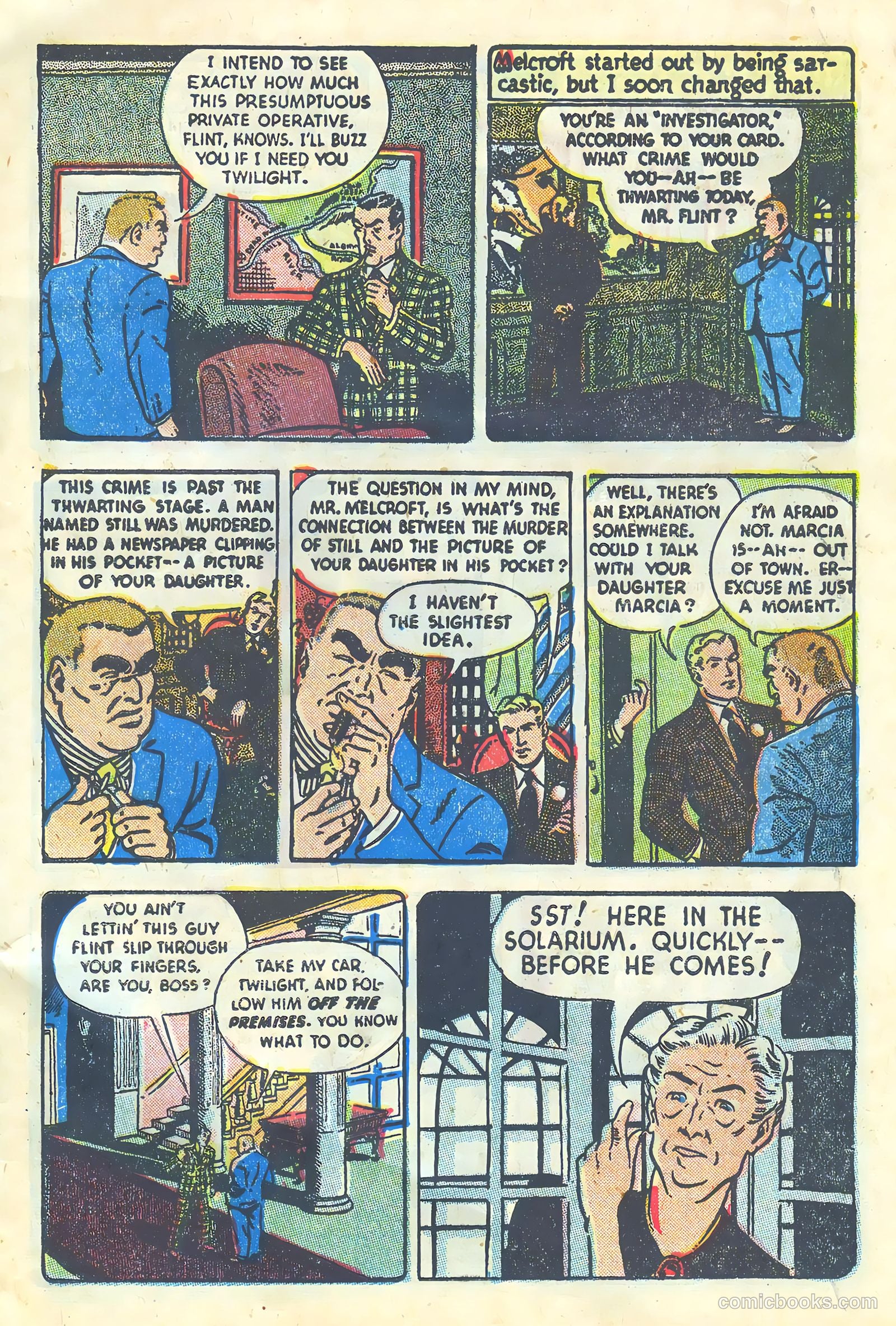 Vic Flint #2 — page 9 of 36