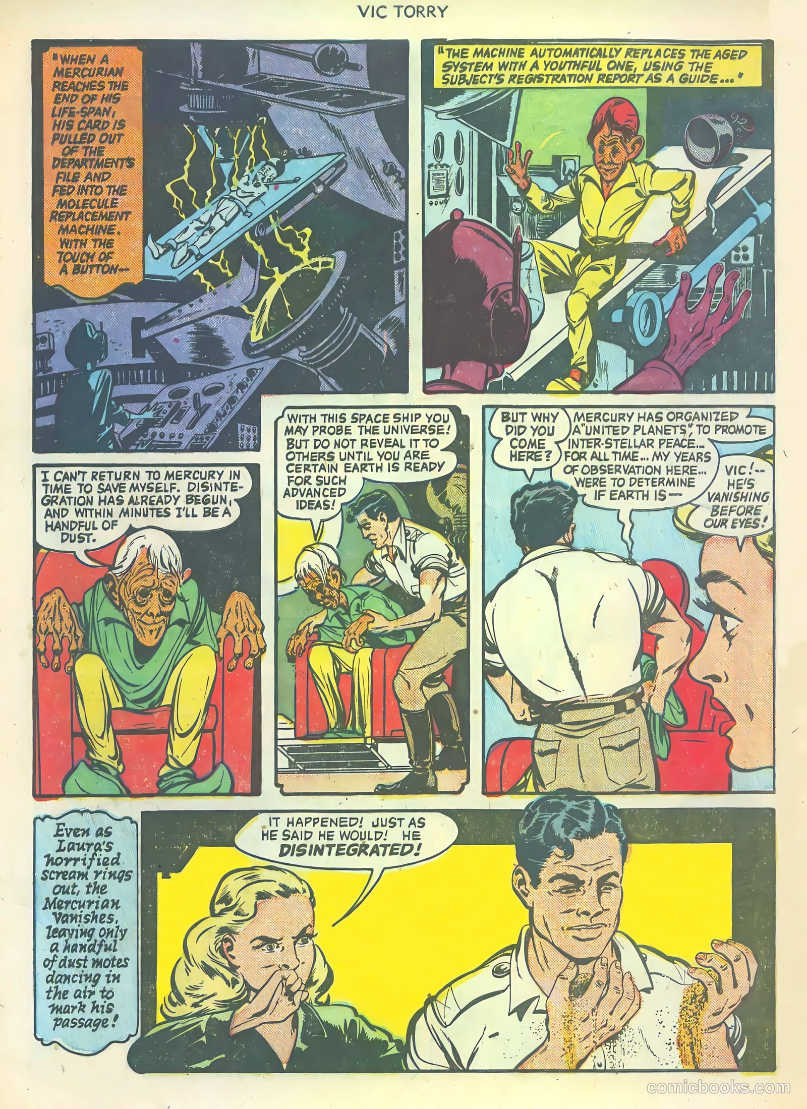 Vic Torry and His Flying Saucer #1 — page 8 of 36