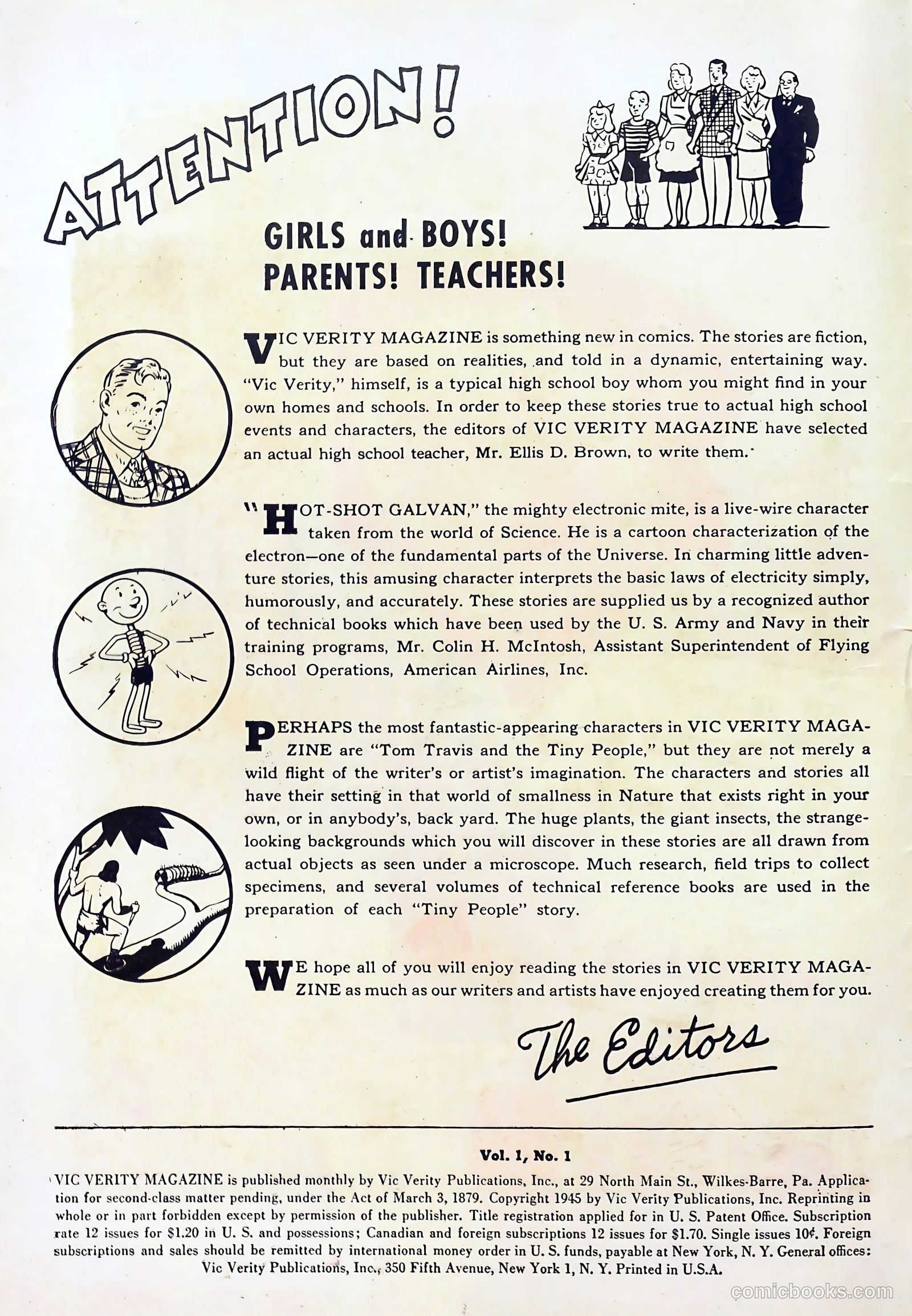 Vic Verity Magazine #1 — page 2 of 37