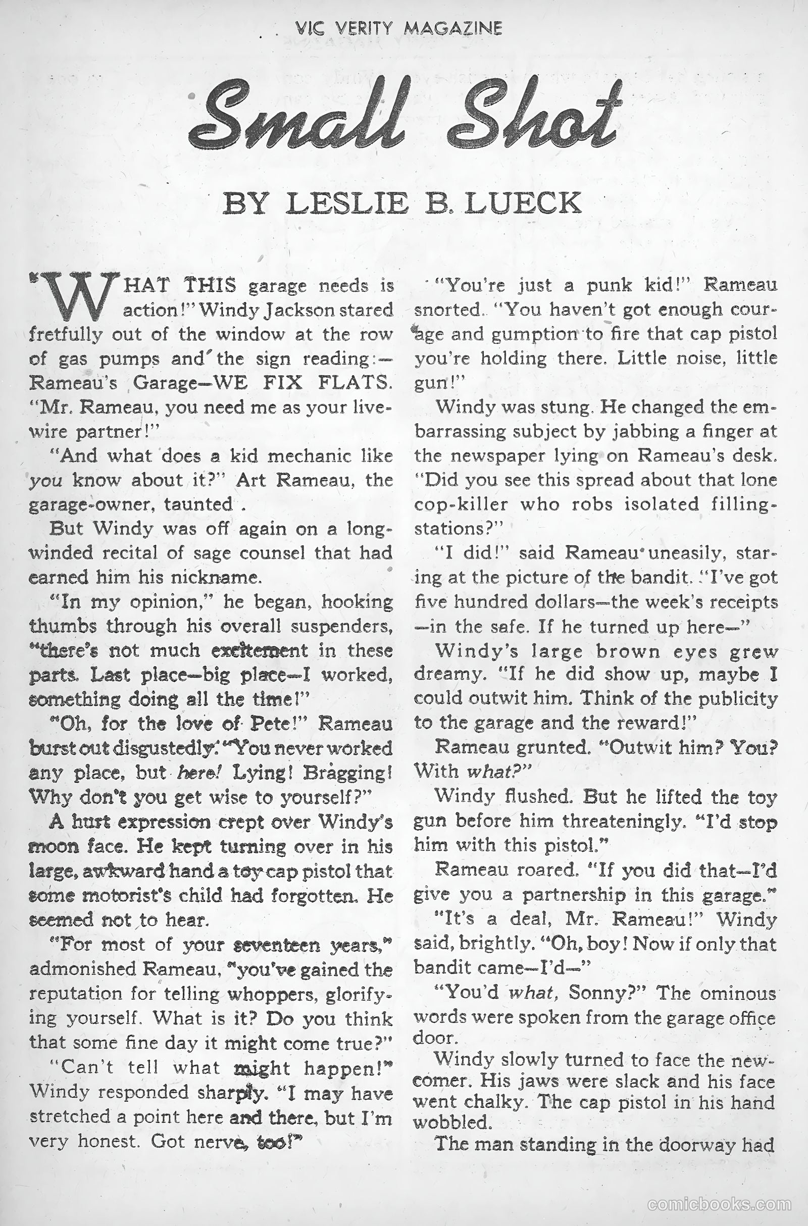 Vic Verity Magazine #2 — page 22 of 36