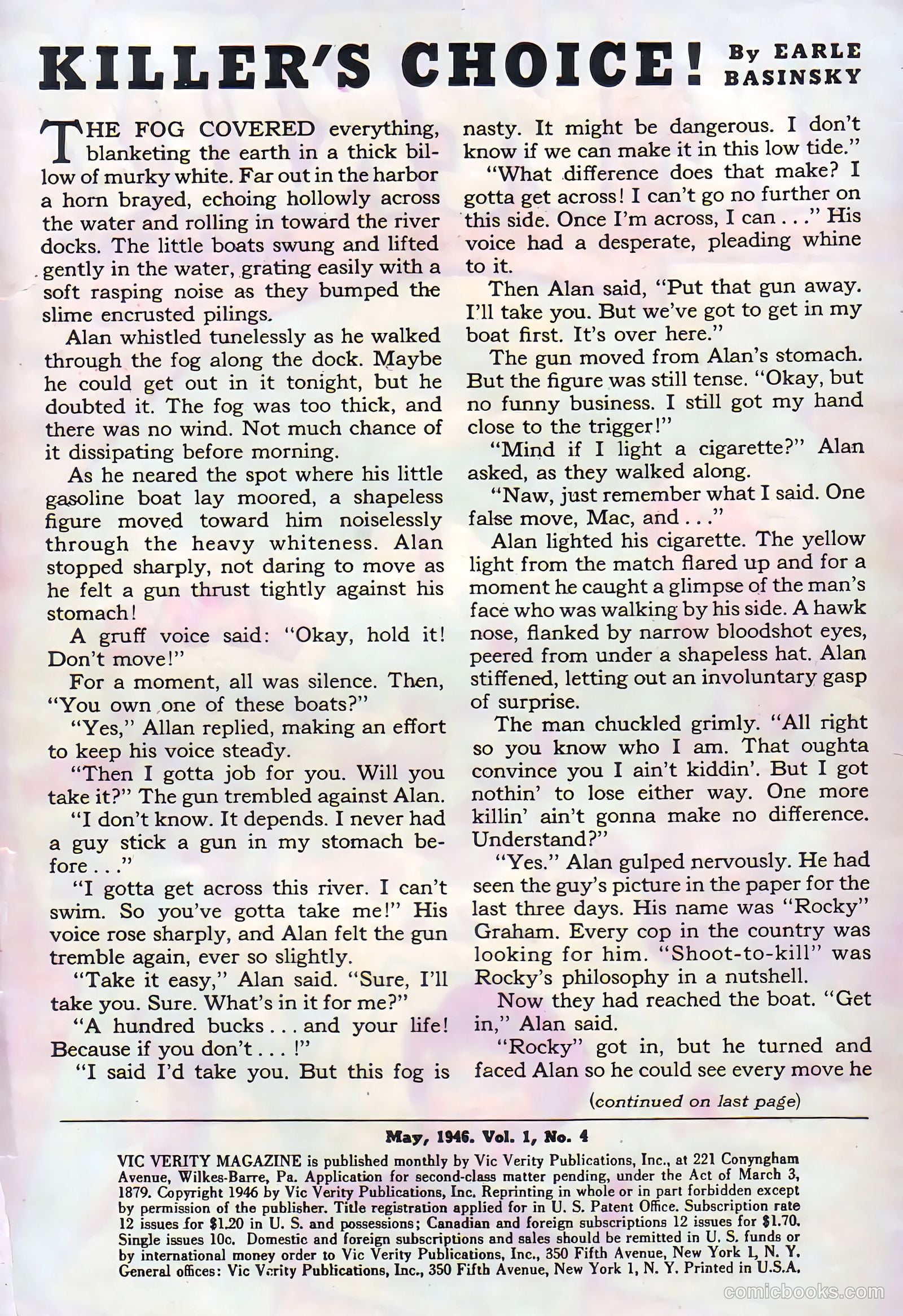Vic Verity Magazine #4 — page 2 of 36