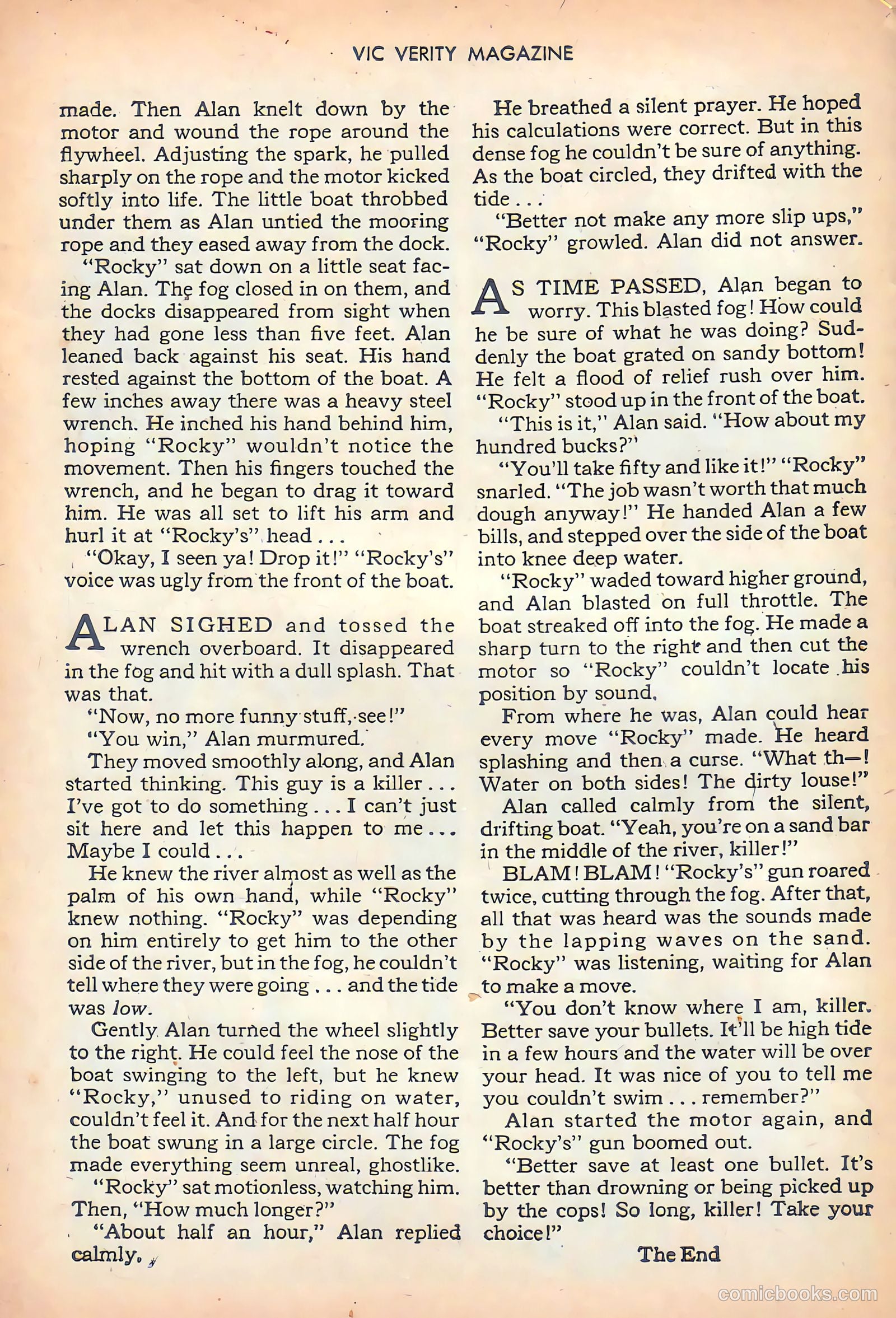 Vic Verity Magazine #4 — page 34 of 36