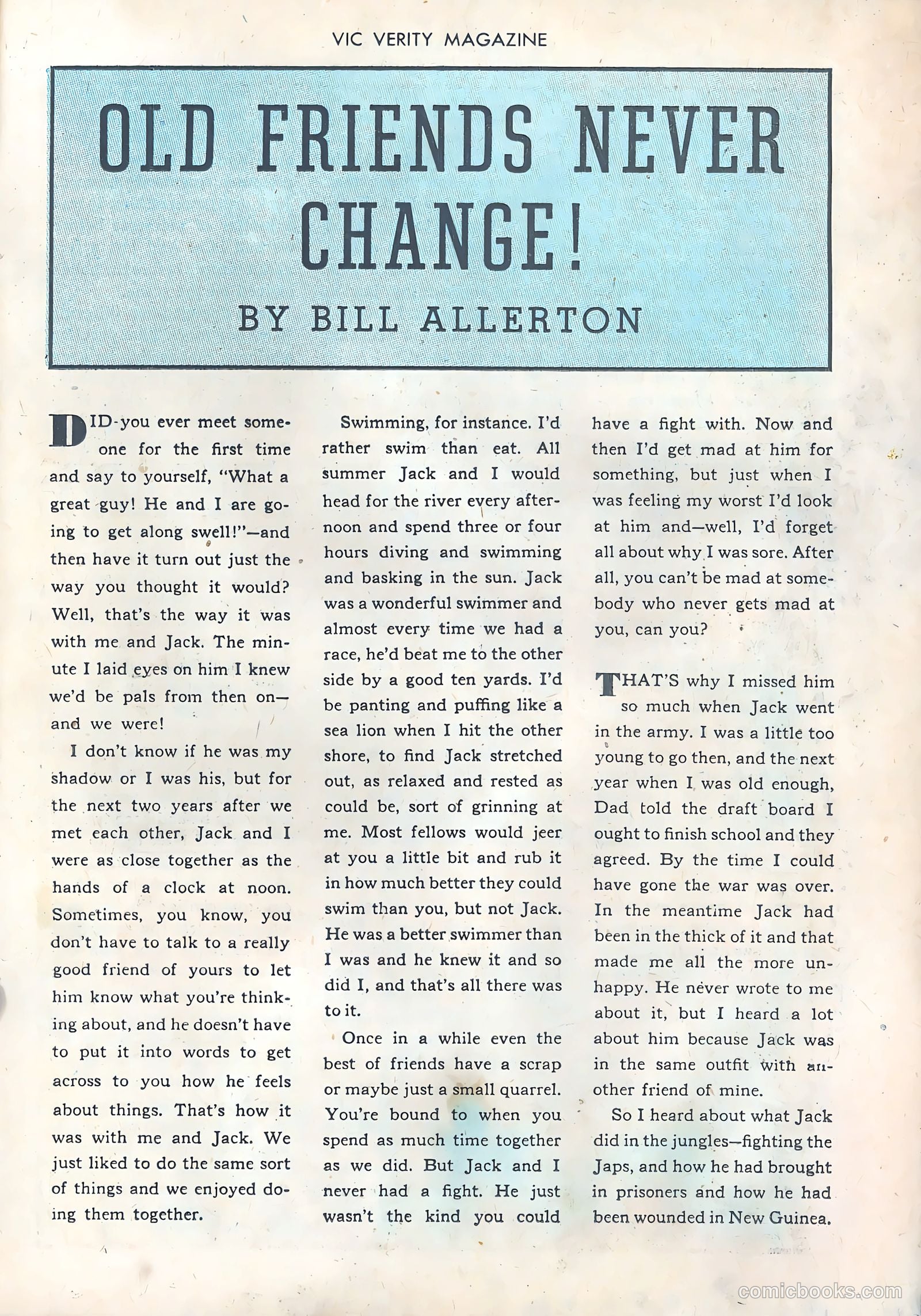 Vic Verity Magazine #7 — page 25 of 52