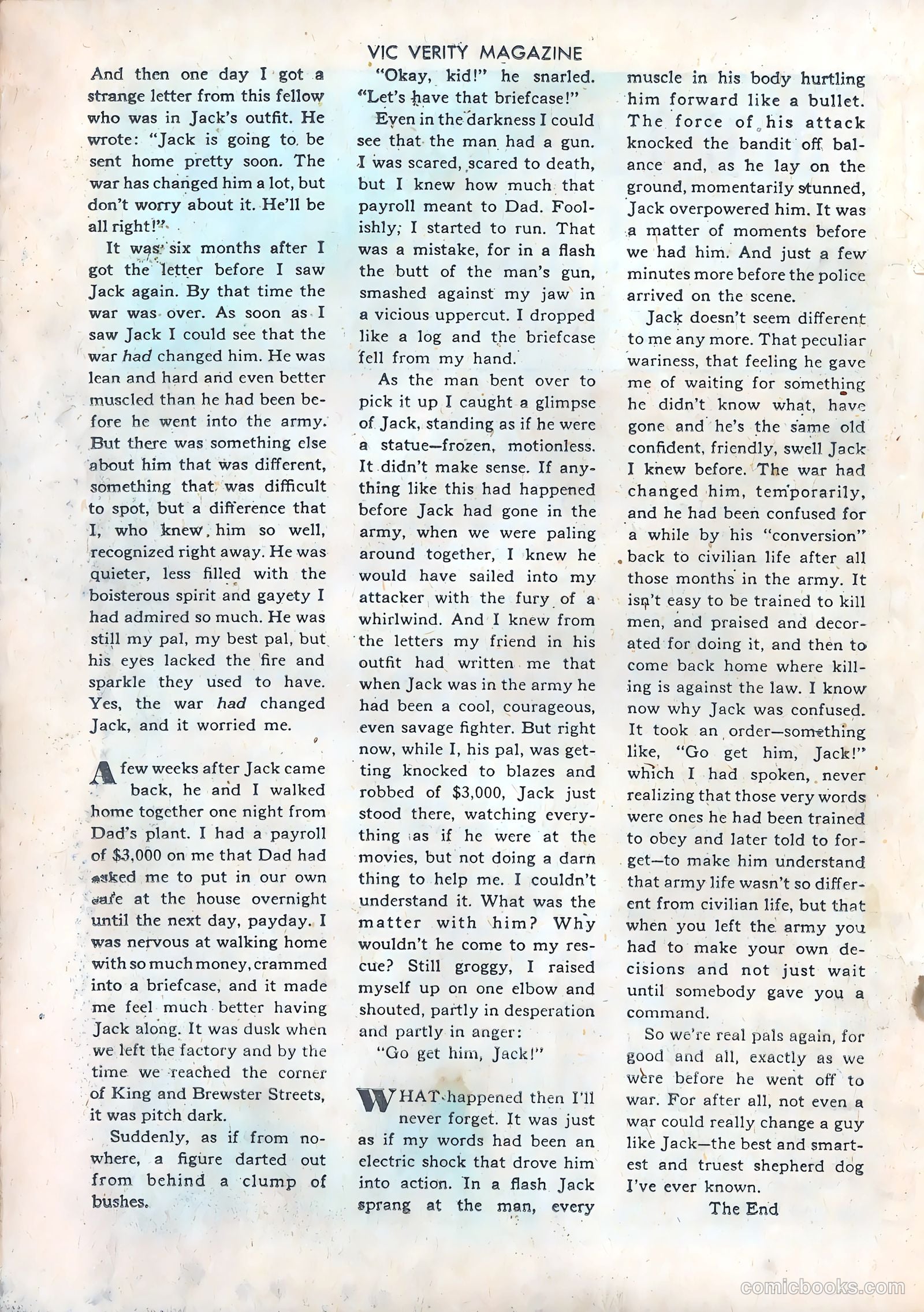 Vic Verity Magazine #7 — page 26 of 52