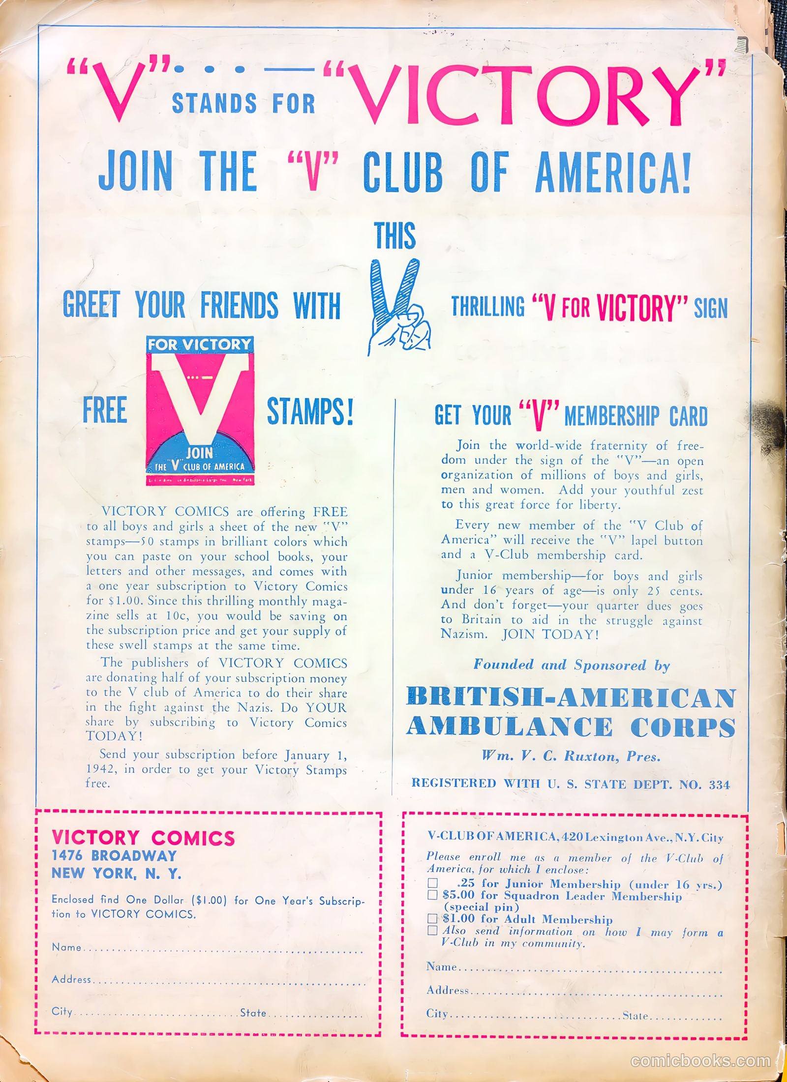 Victory Comics #4 — page 67 of 67