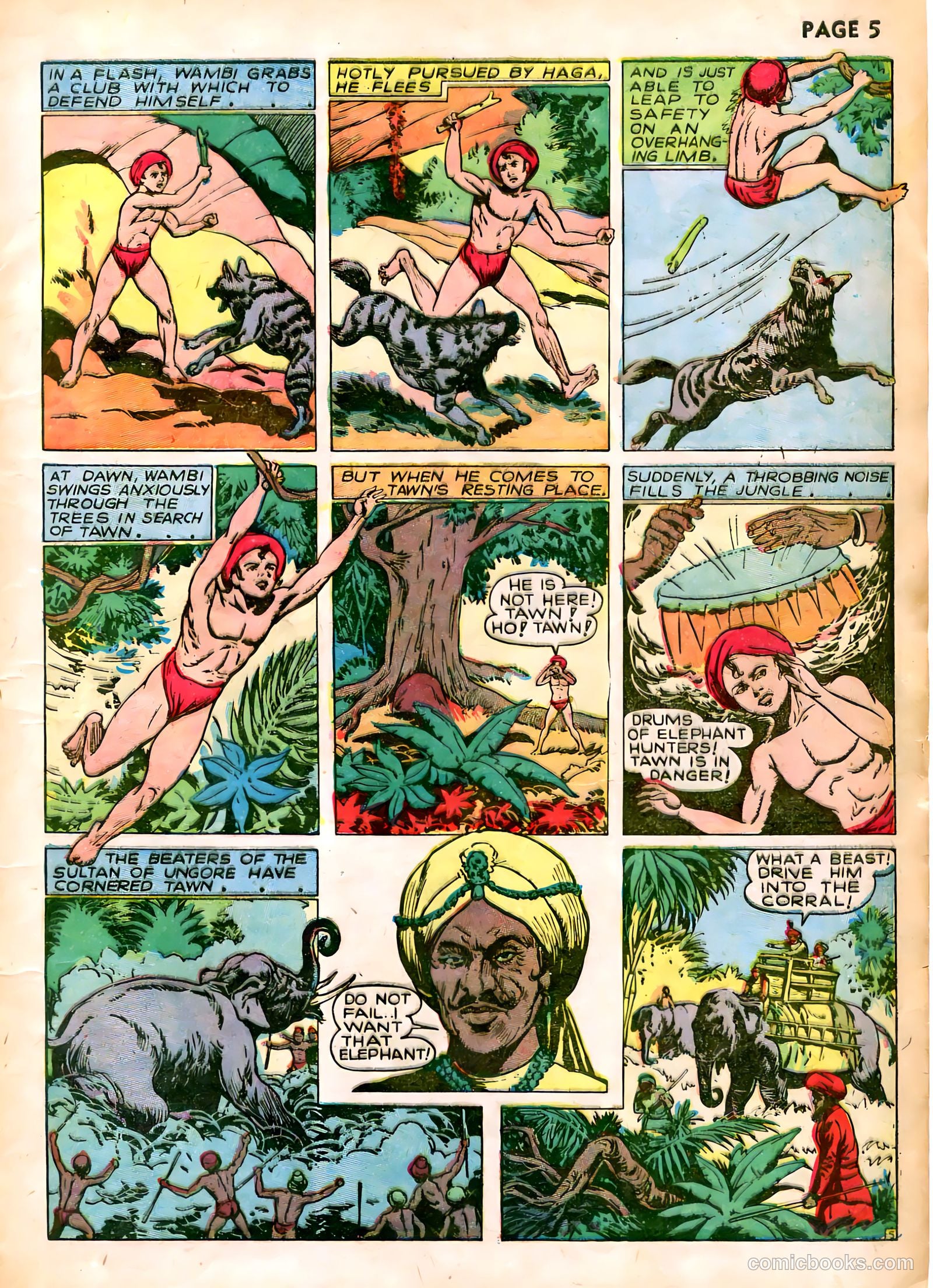 Wambi, Jungle Boy #1 — page 8 of 69