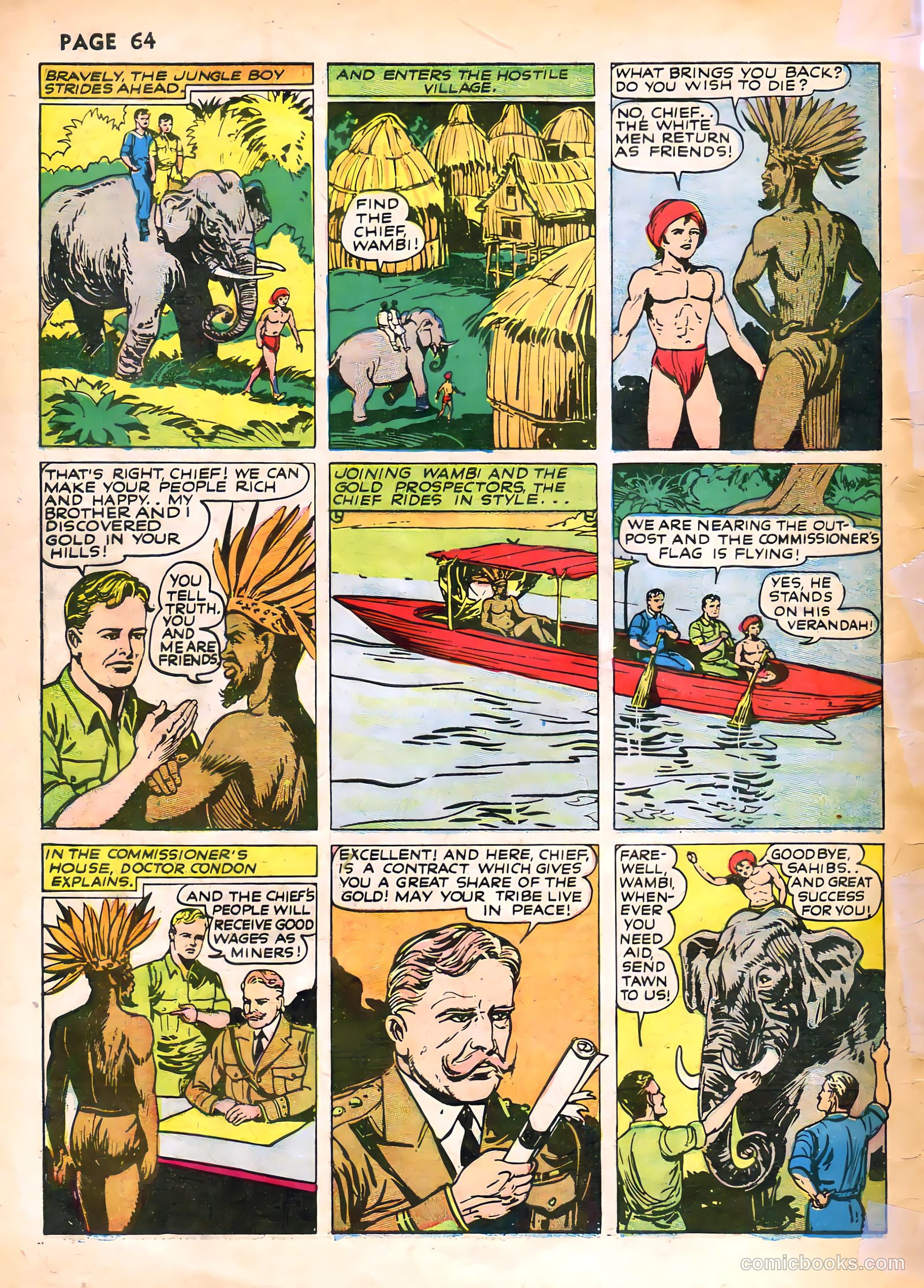 Wambi, Jungle Boy #1 — page 67 of 69