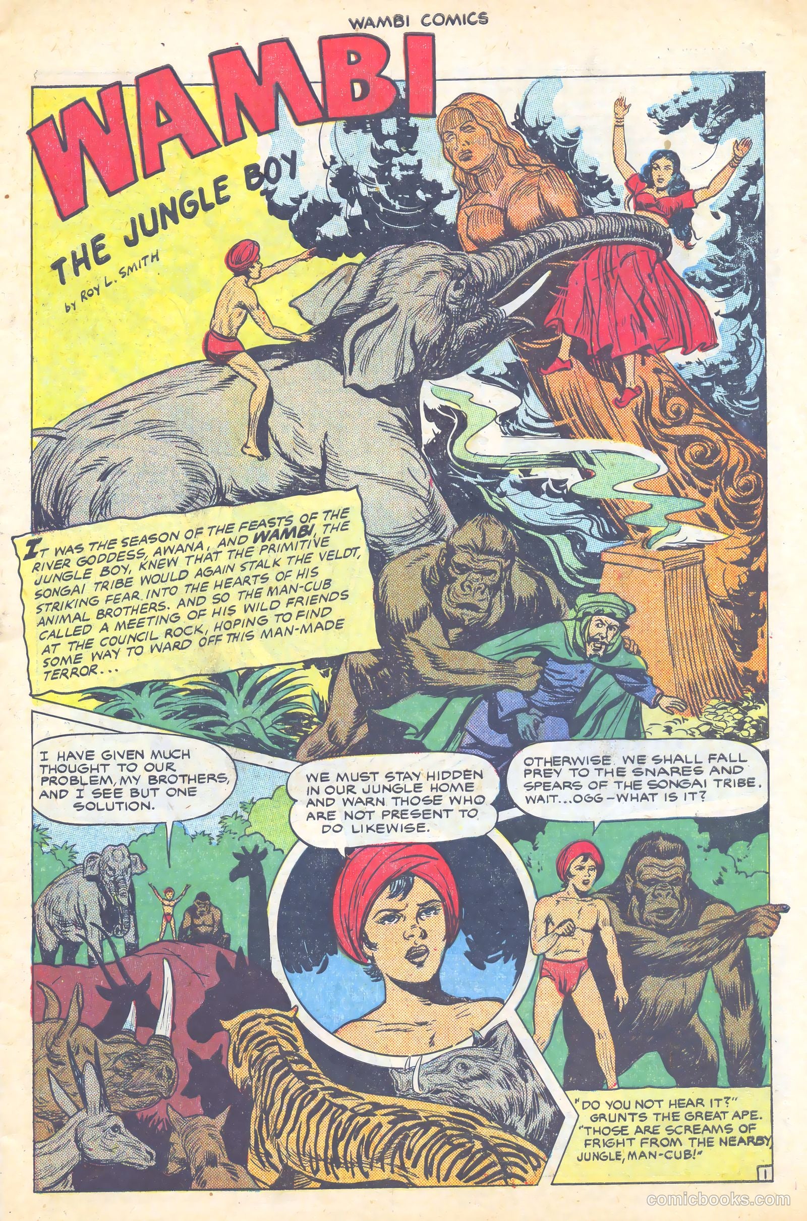 Wambi, Jungle Boy #10 — page 3 of 36