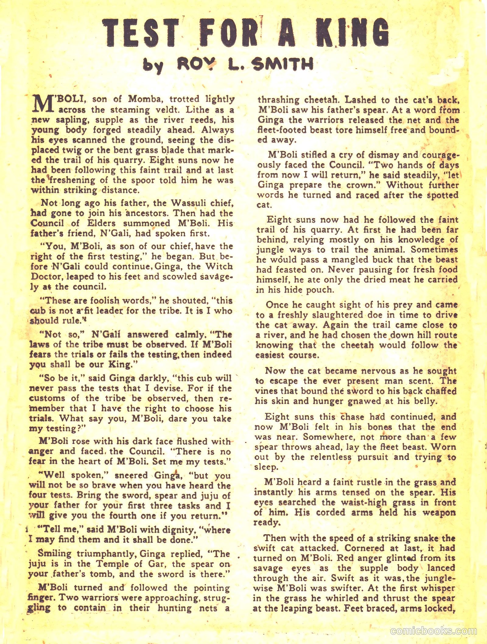 Wambi, Jungle Boy #12 — page 16 of 36