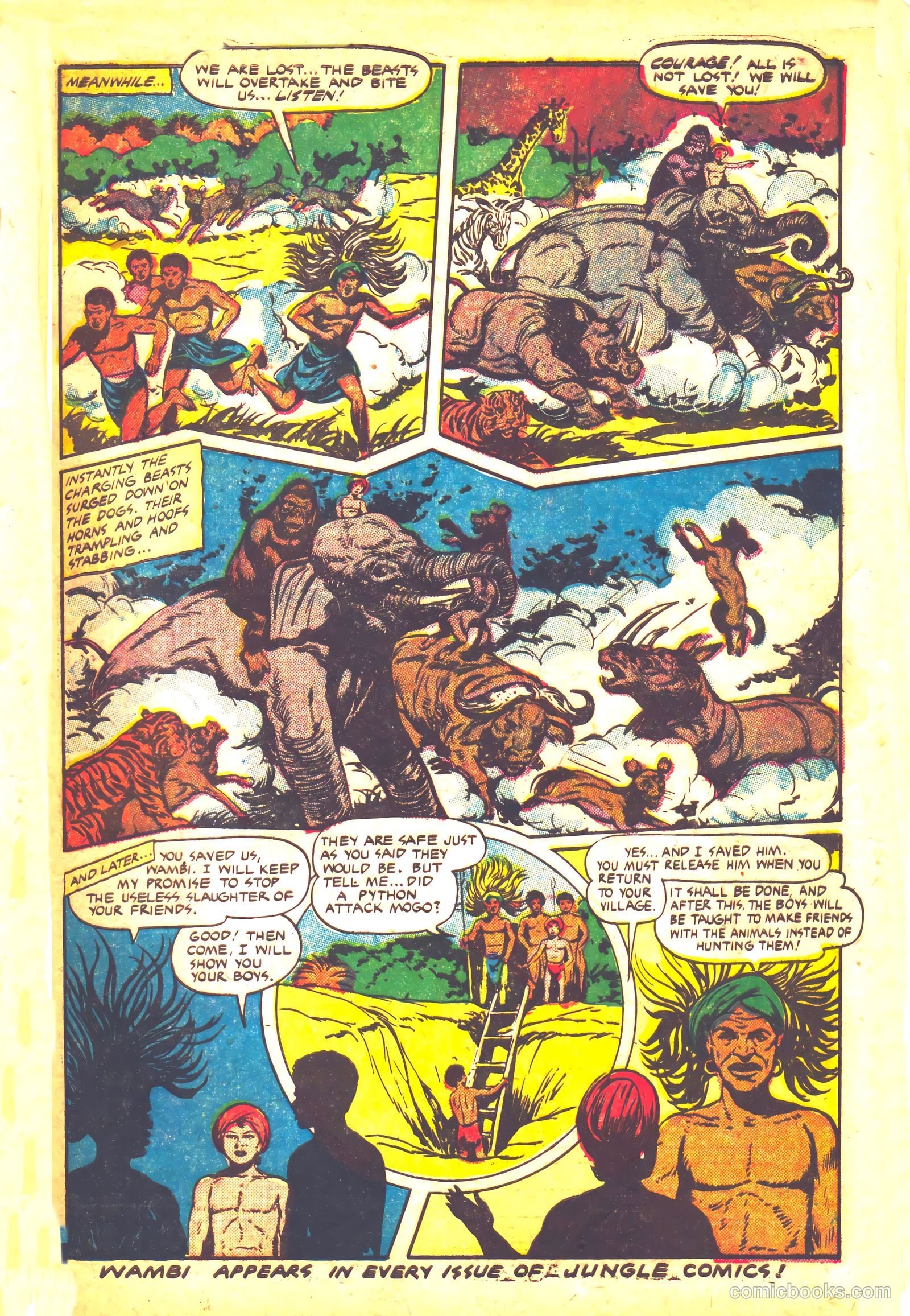 Wambi, Jungle Boy #12 — page 33 of 36