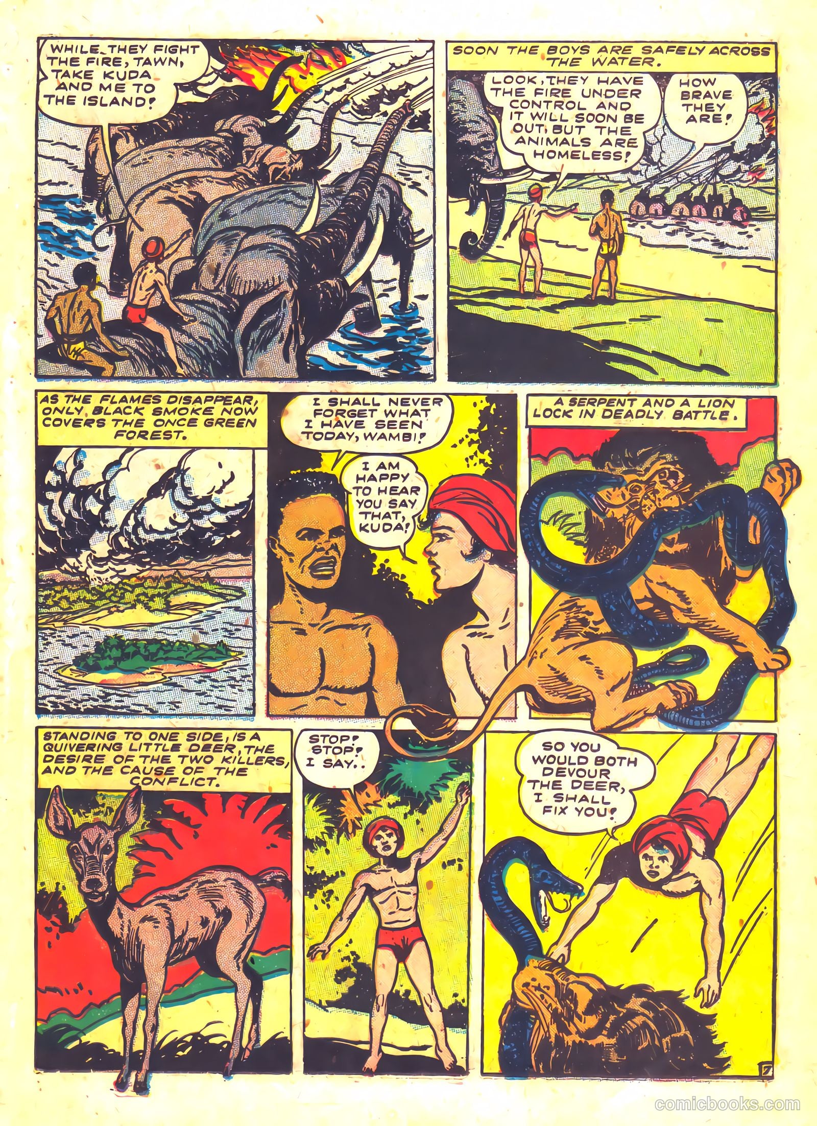 Wambi, Jungle Boy #5 — page 19 of 36