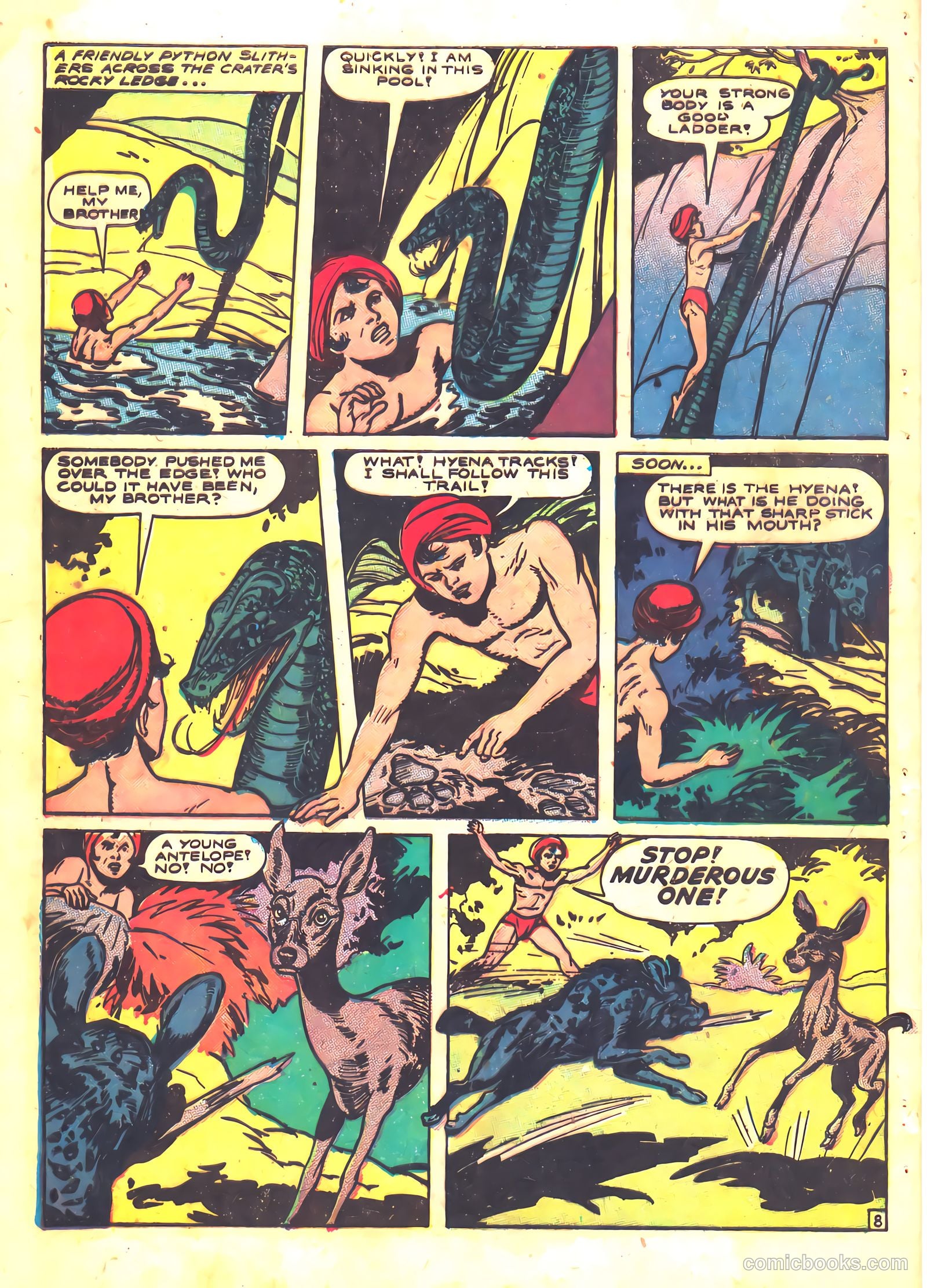 Wambi, Jungle Boy #5 — page 32 of 36