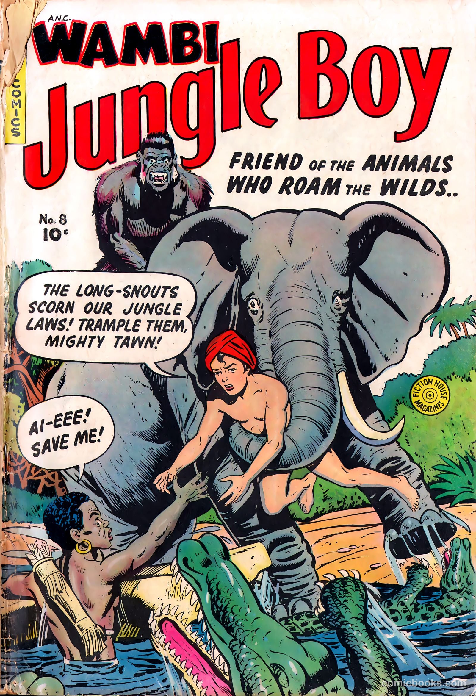 Wambi, Jungle Boy #8 — page 1 of 36
