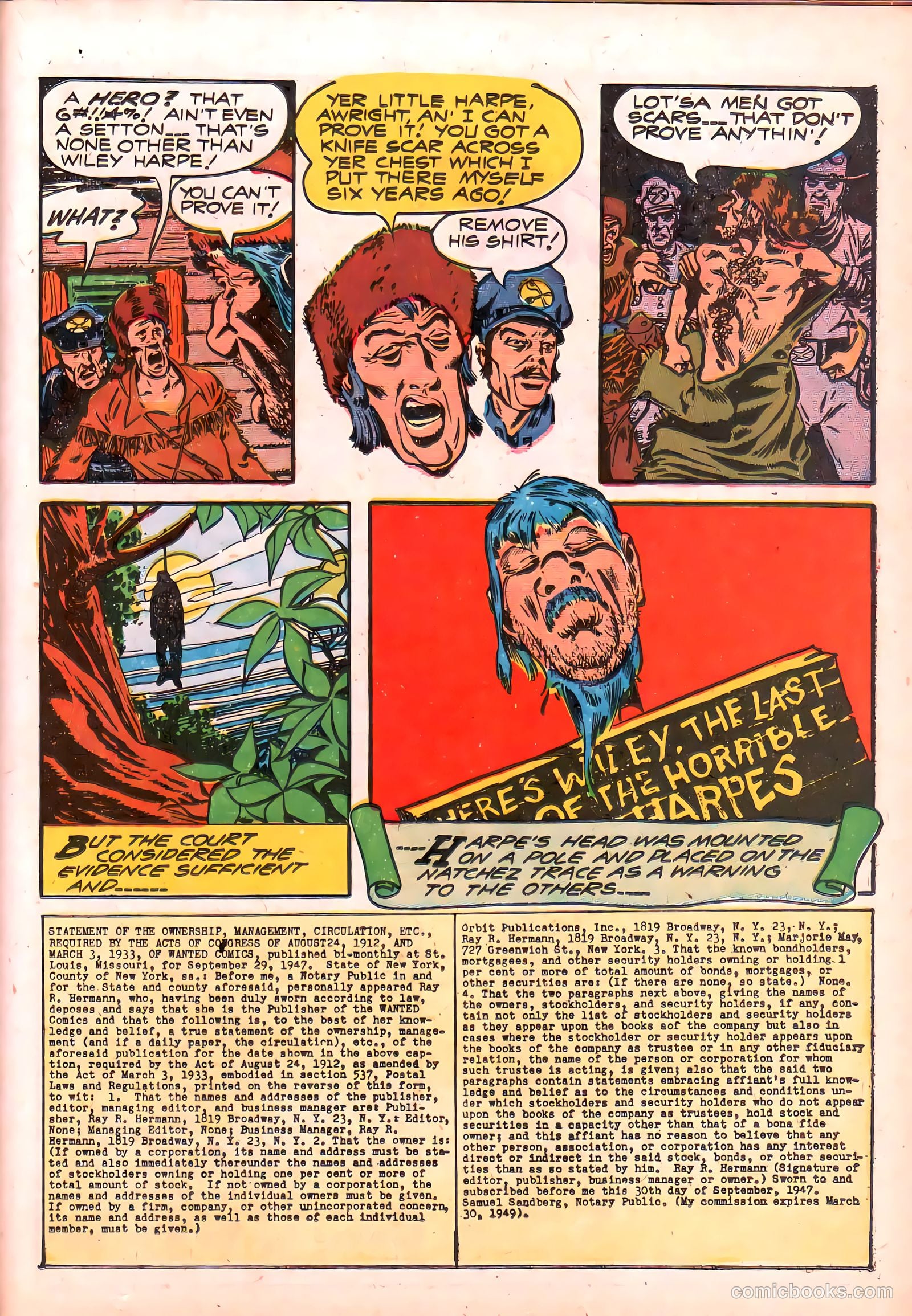 Wanted Comics #13 — page 35 of 52