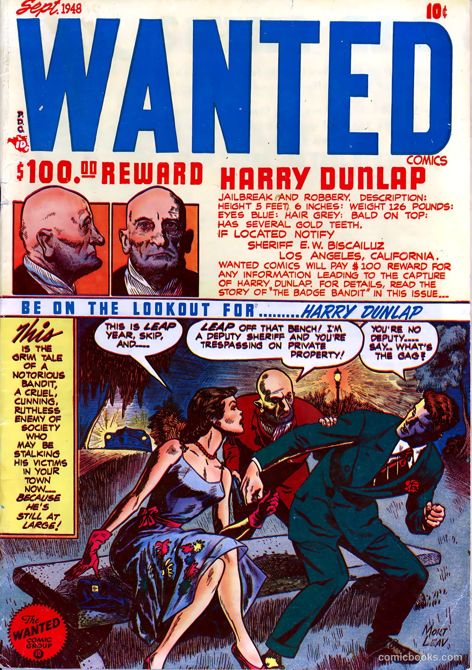Wanted Comics #15 — page 1 of 52