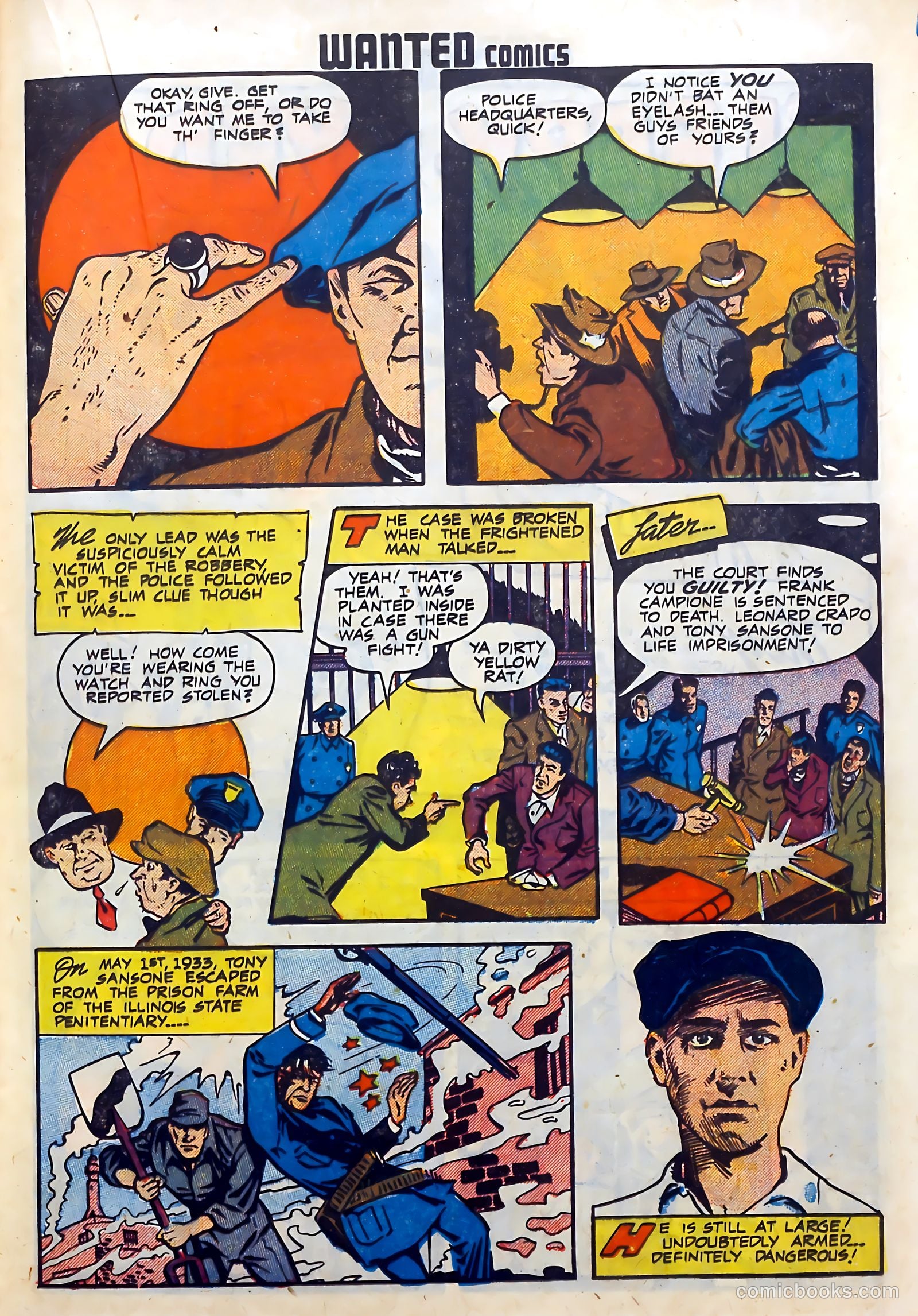 Wanted Comics #15 — page 33 of 52