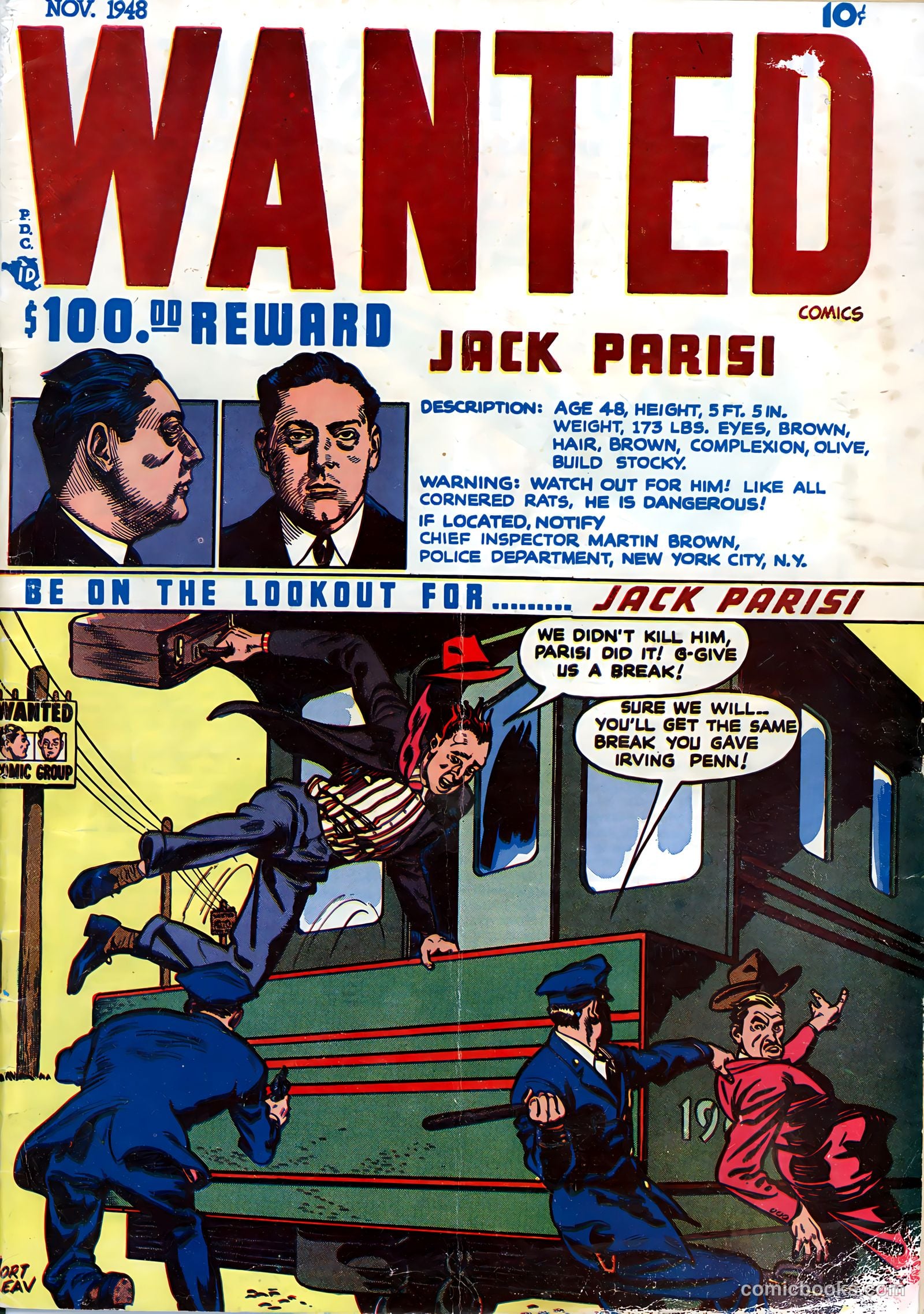 Wanted Comics #16 — page 1 of 52