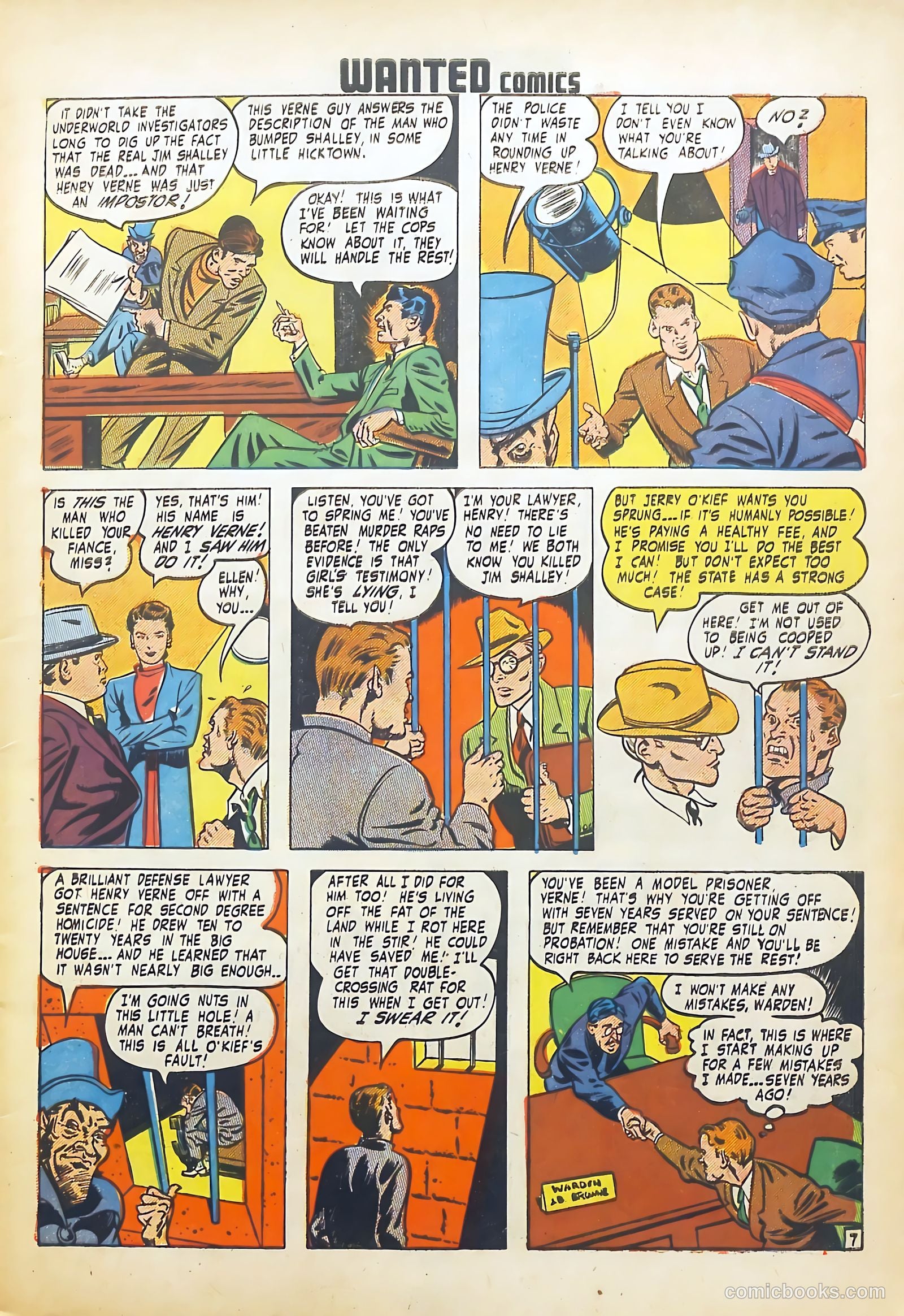 Wanted Comics #21 — page 9 of 52