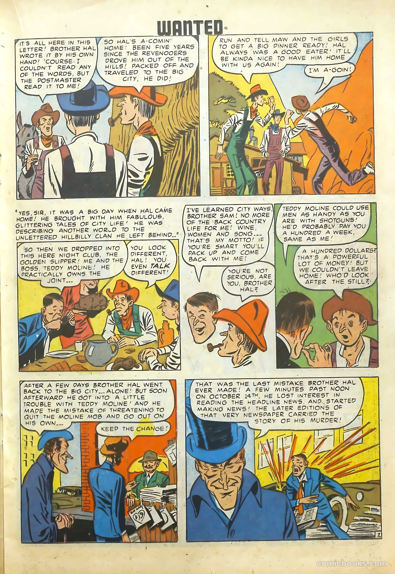 Wanted Comics #23 — page 21 of 52