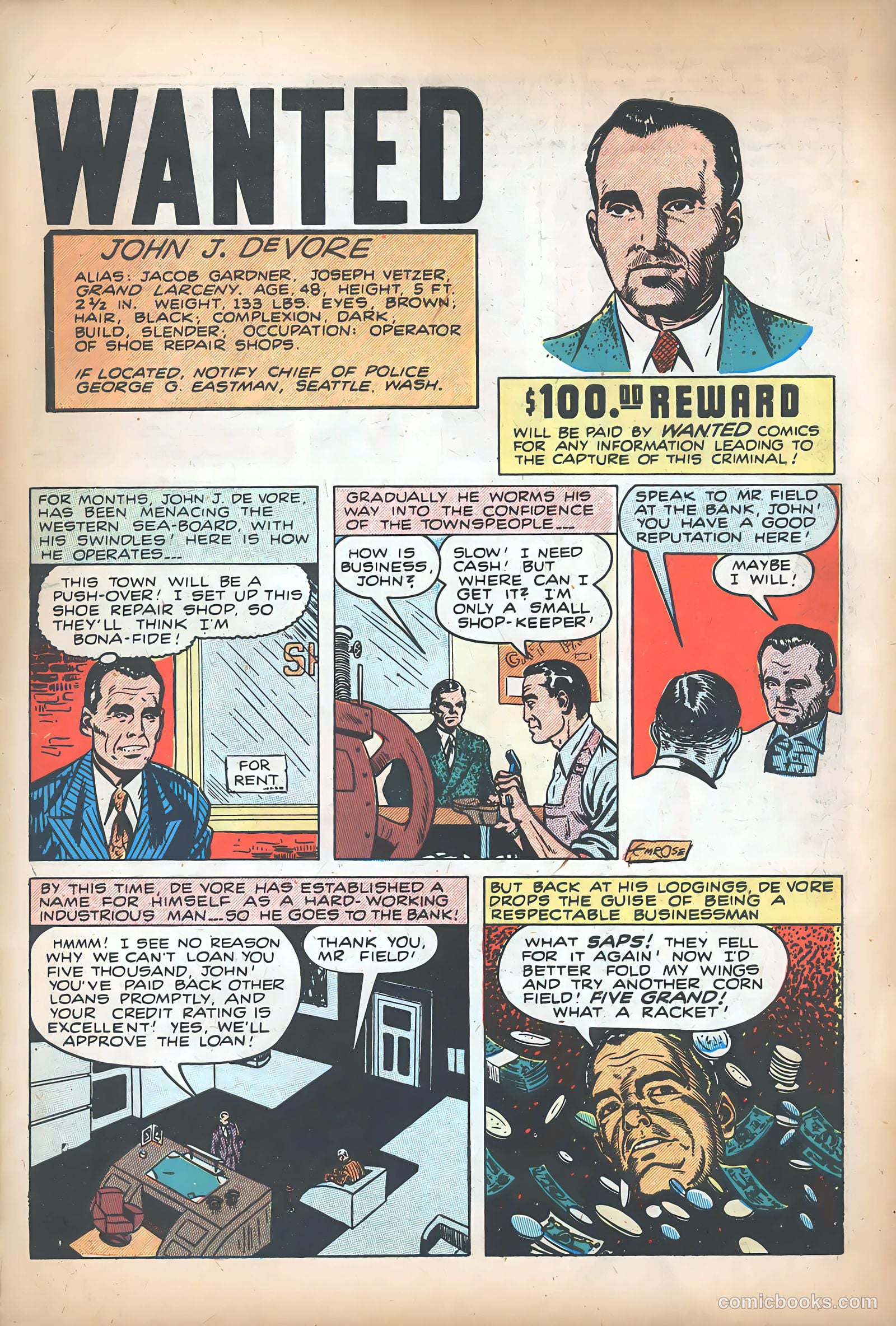Wanted Comics #27 — page 40 of 54