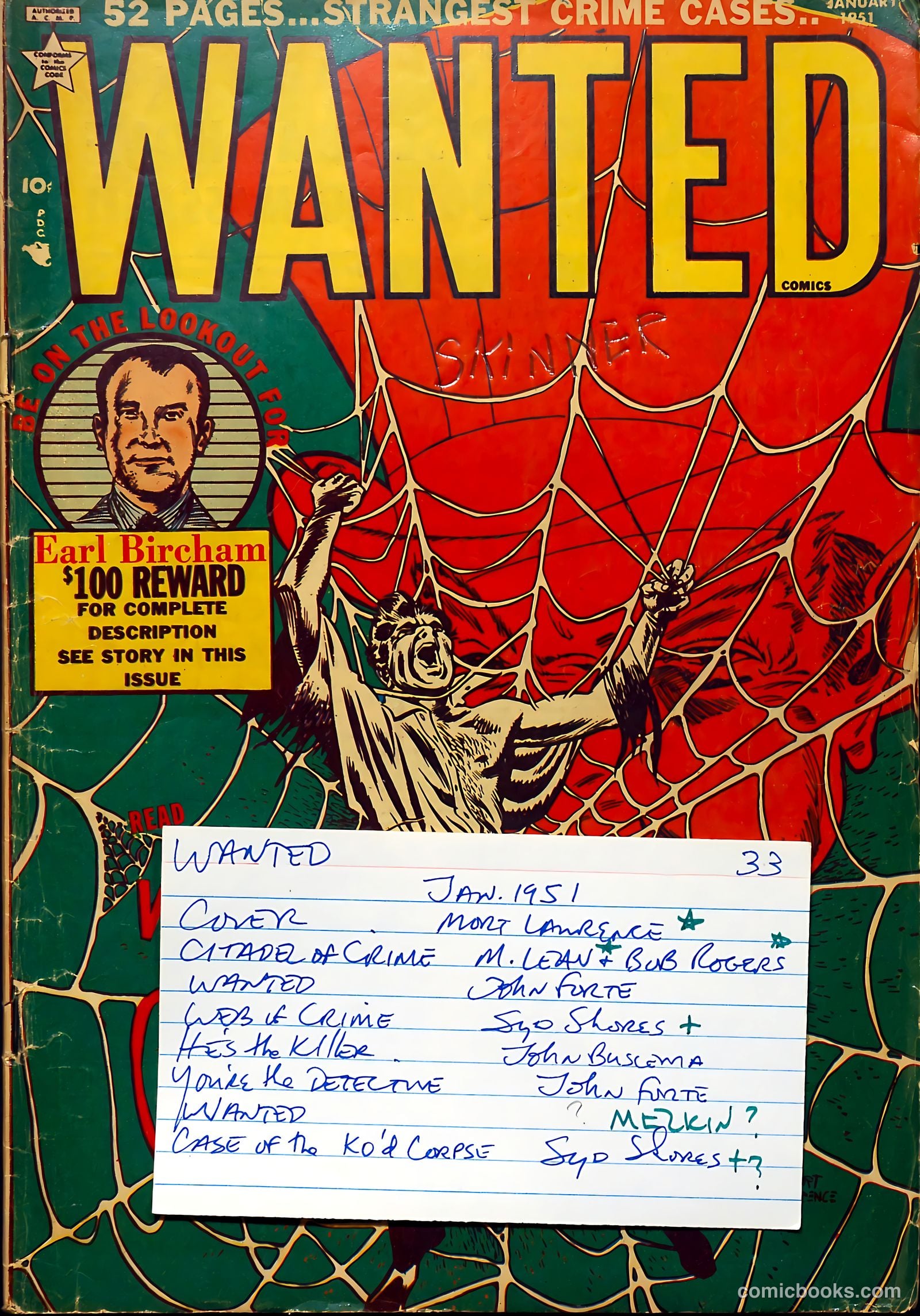 Wanted Comics #33 — page 53 of 53