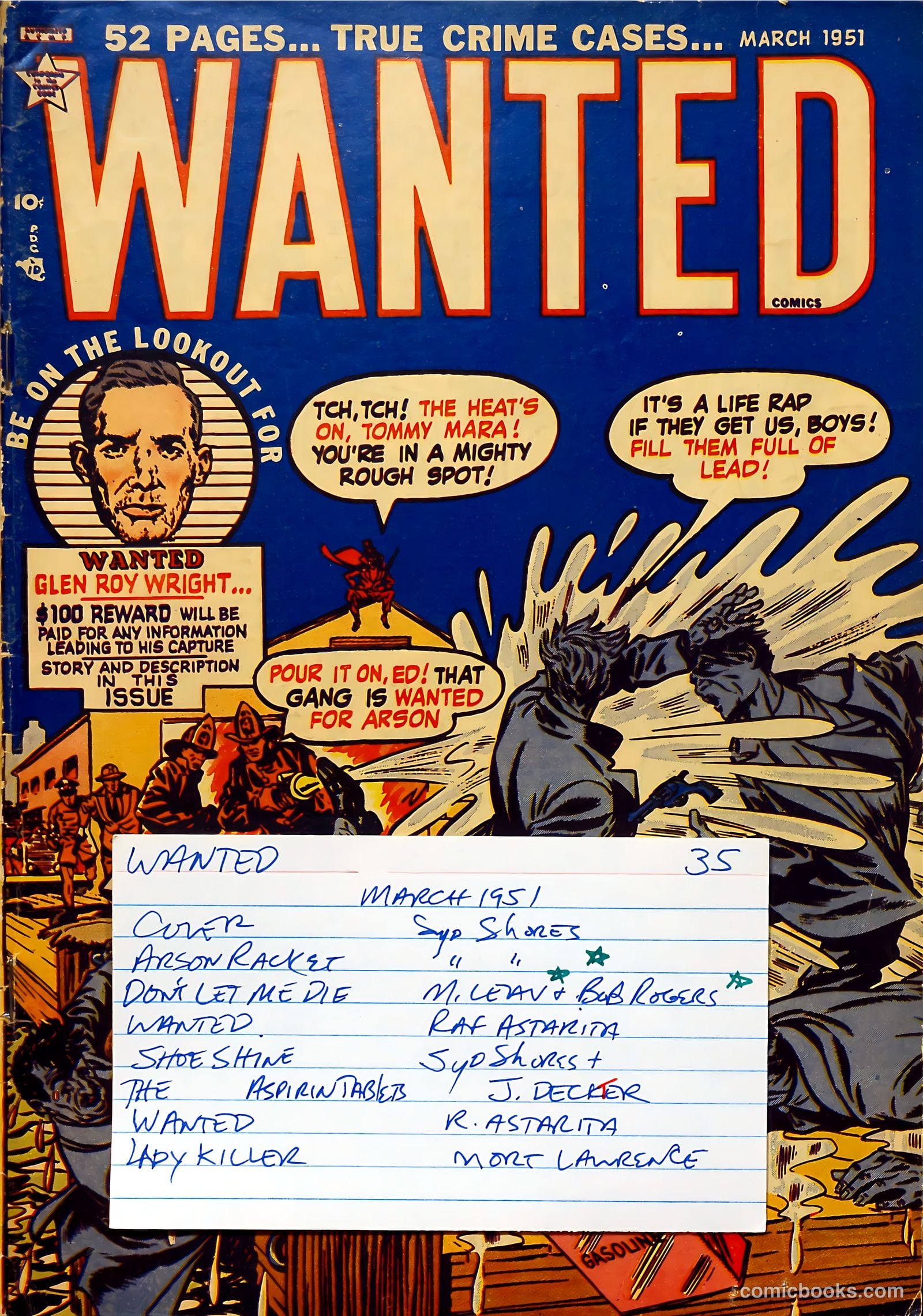 Wanted Comics #35 — page 53 of 53
