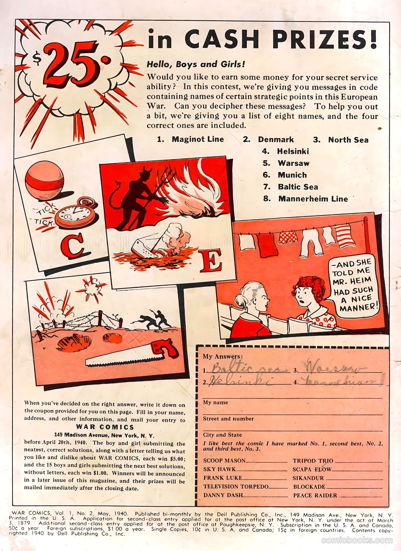 War Comics #2 — page 2 of 68