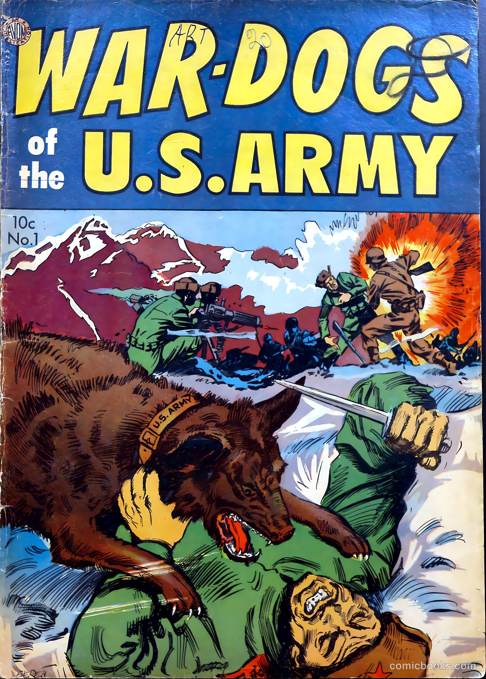 War Dogs of the U.S. Army #1 — page 1 of 36