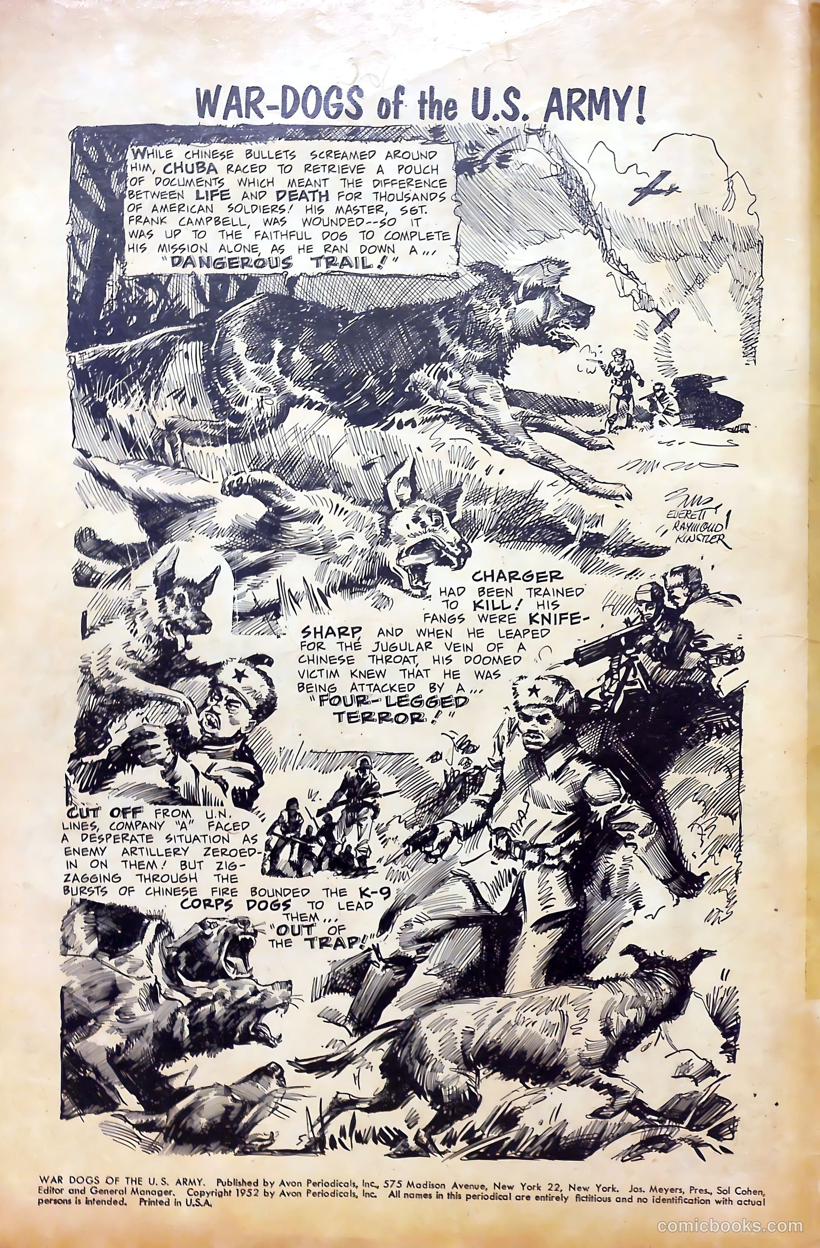 War Dogs of the U.S. Army #1 — page 2 of 36