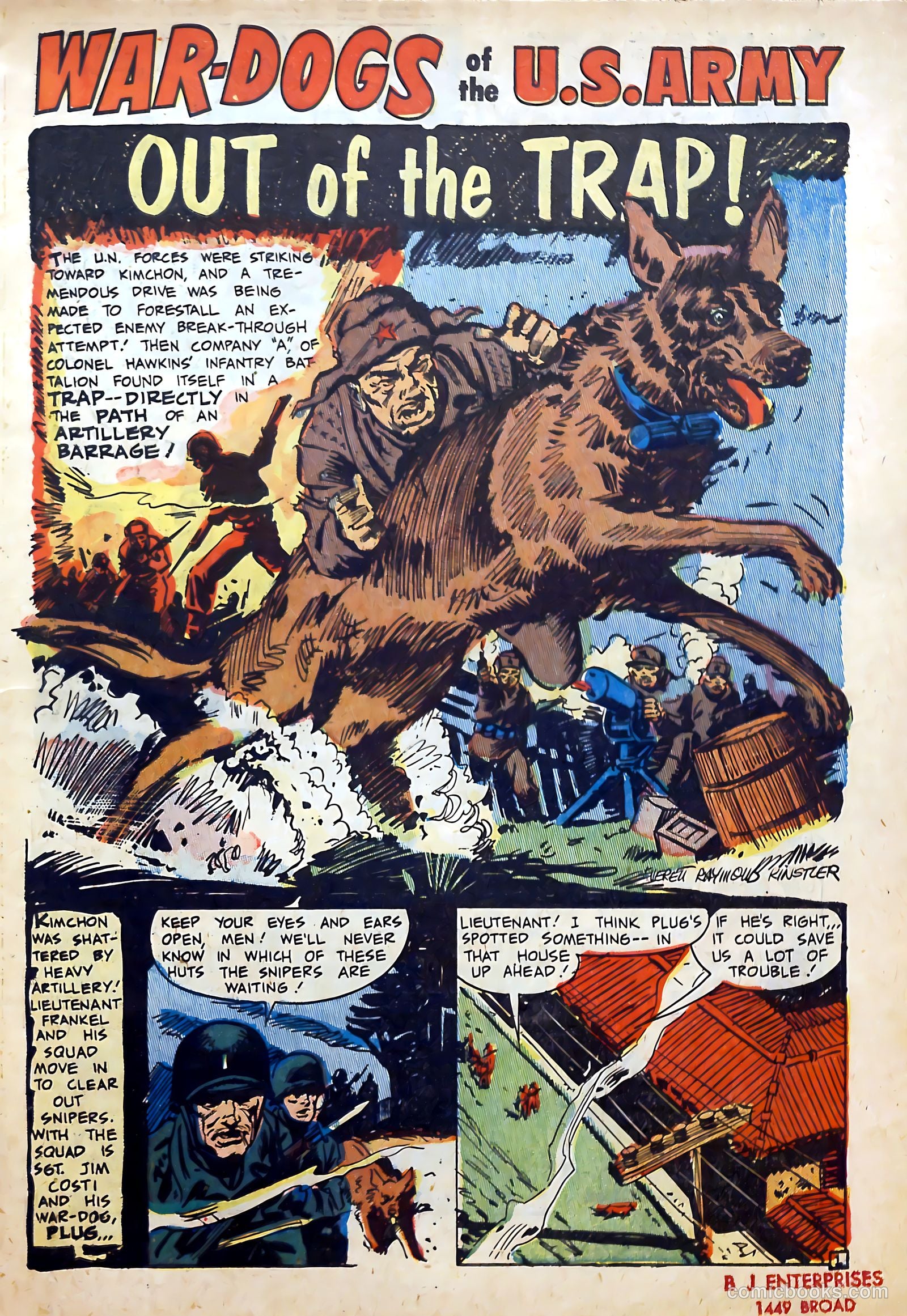 War Dogs of the U.S. Army #1 — page 3 of 36