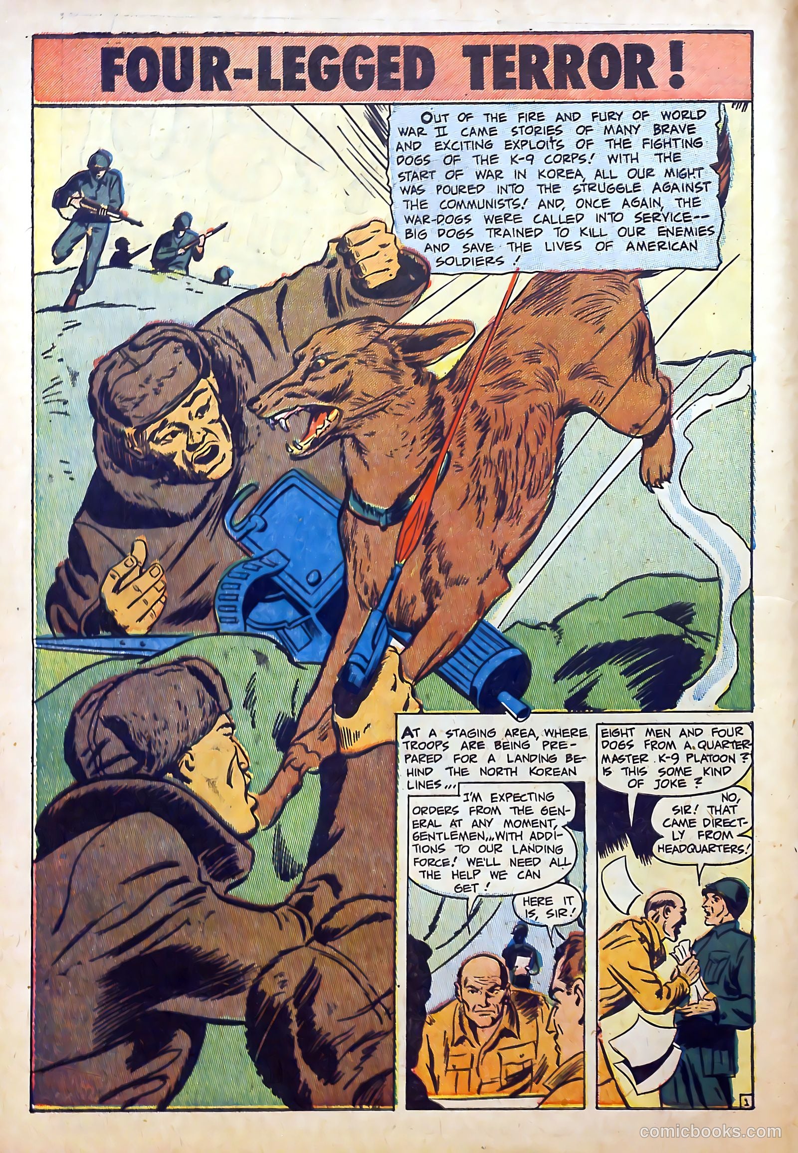 War Dogs of the U.S. Army #1 — page 10 of 36