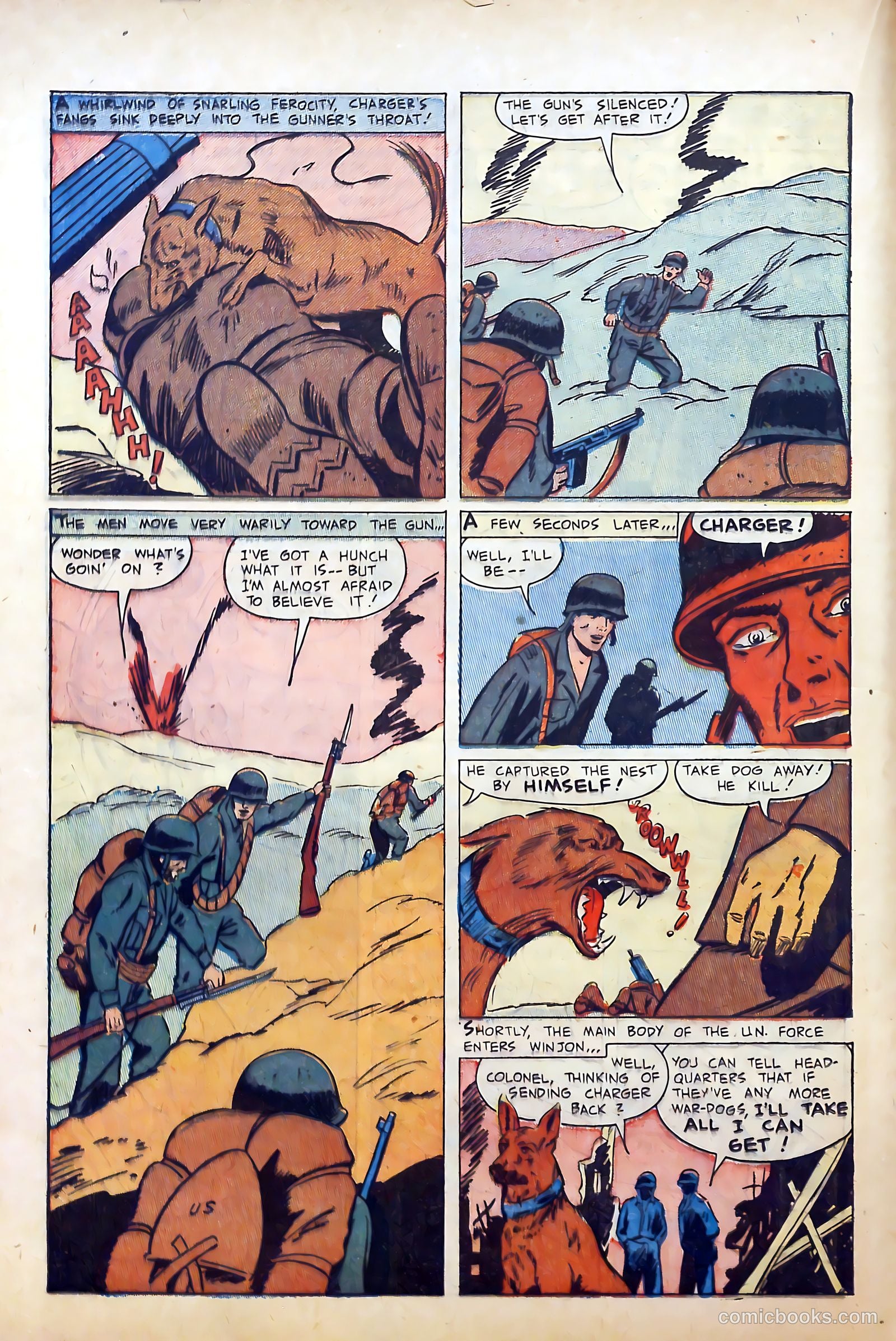 War Dogs of the U.S. Army #1 — page 16 of 36