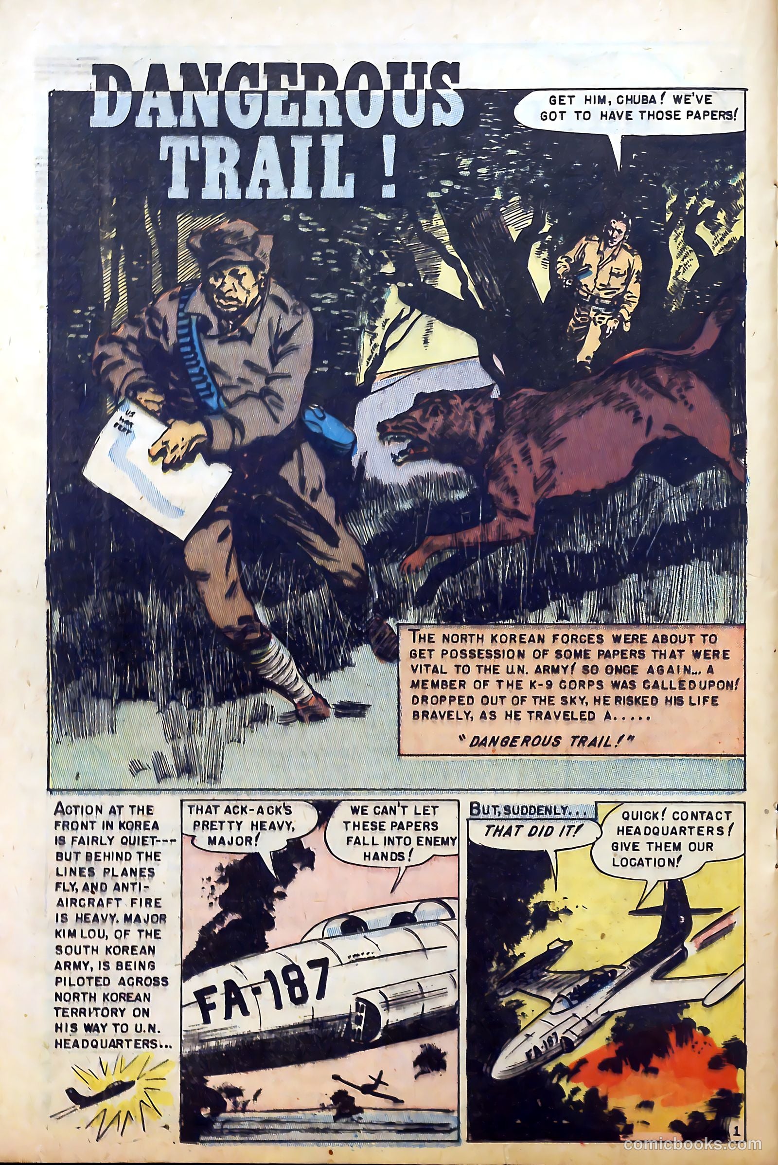 War Dogs of the U.S. Army #1 — page 20 of 36