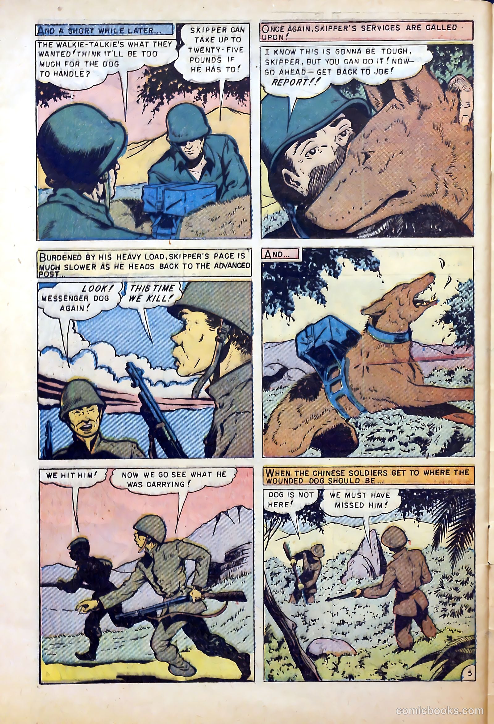 War Dogs of the U.S. Army #1 — page 32 of 36