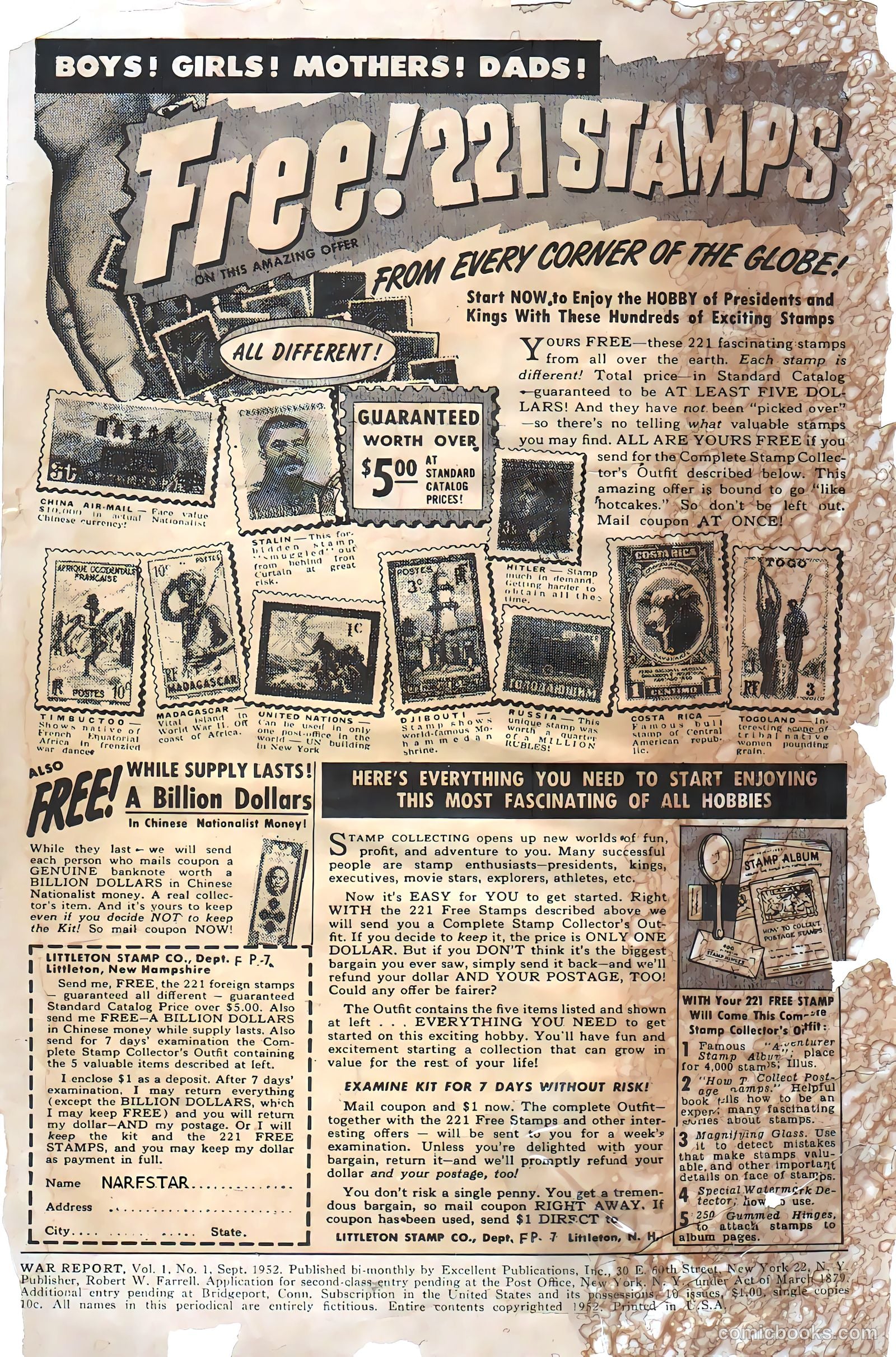 War Report #1 — page 2 of 36